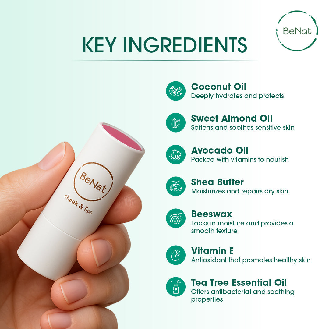 Lip & Cheek Bloom. 2 in 1 Natural Lipstick for Vibrant Color.-thumbmail-4