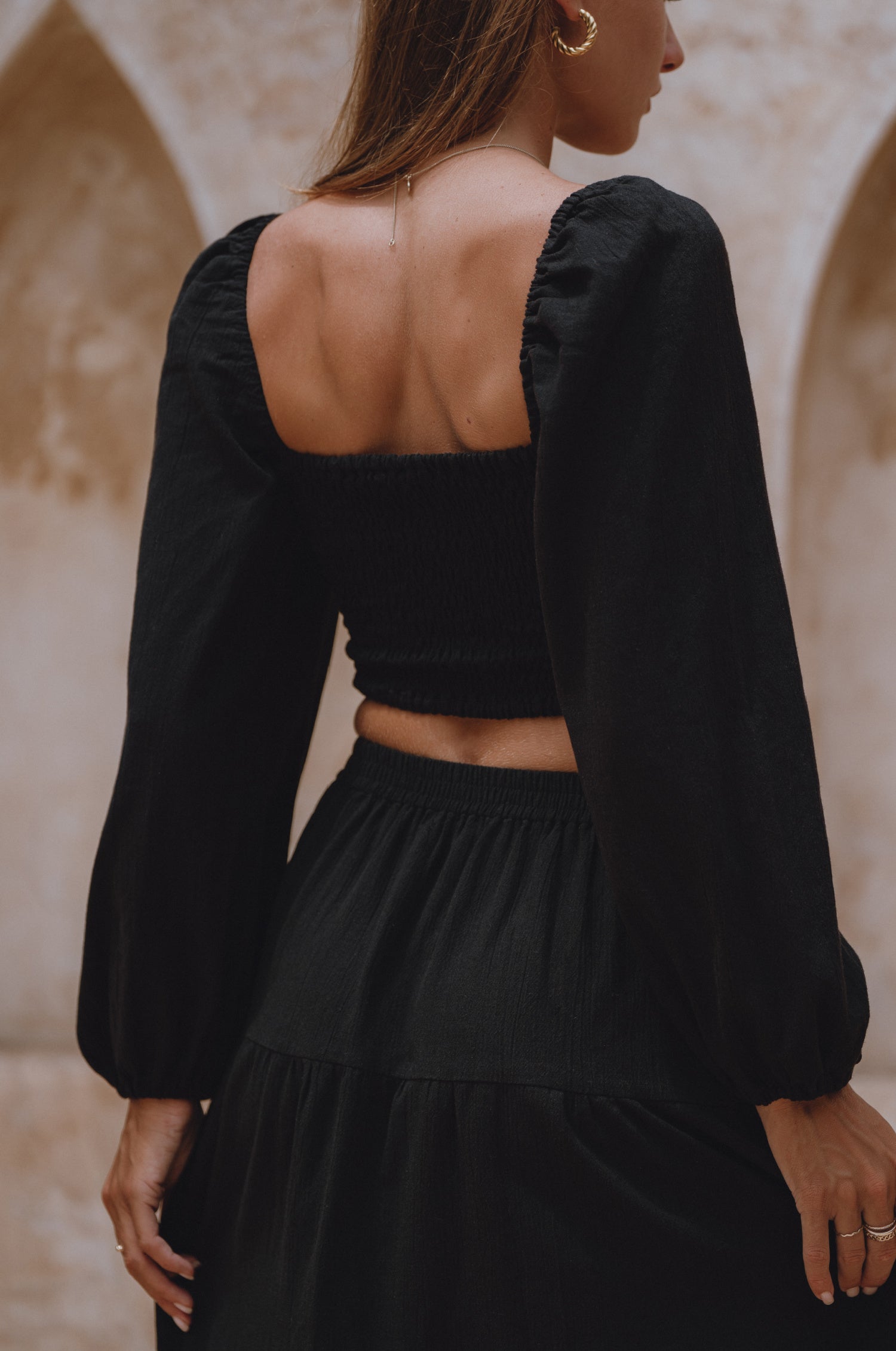 Mumbai Maxi Linen Skirt-thumbmail-1