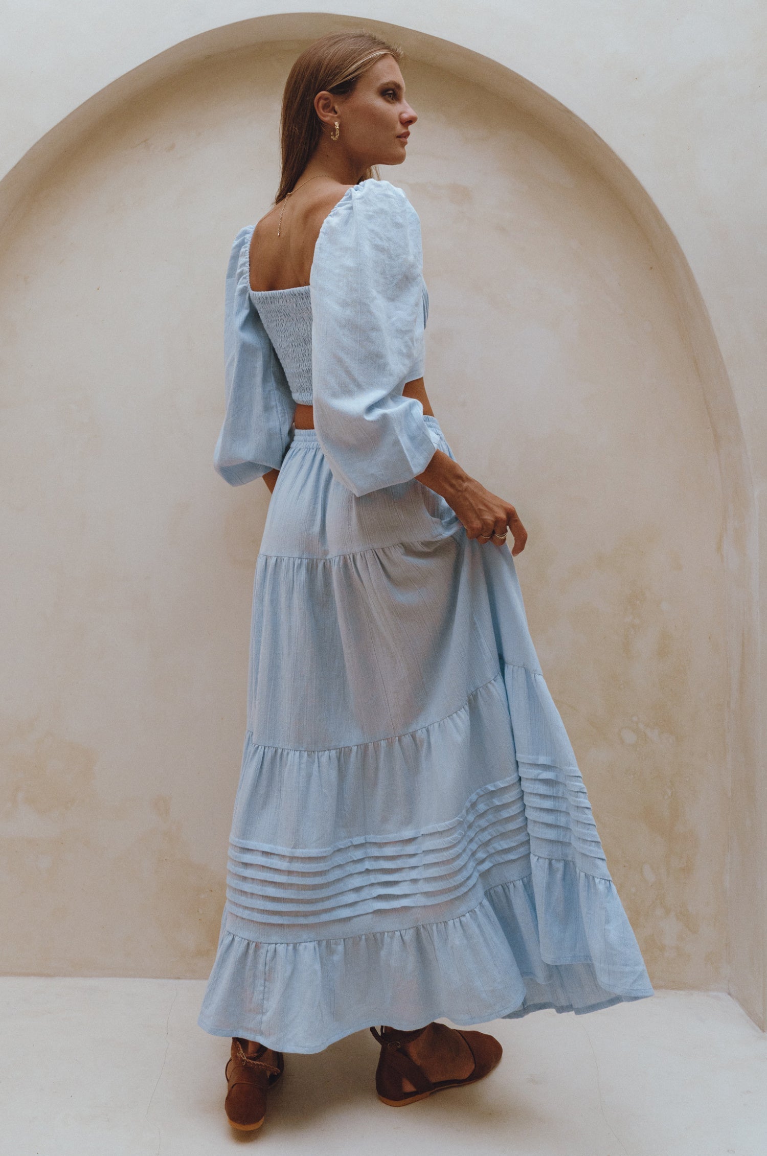 Mumbai Maxi Linen Skirt-thumbmail-9