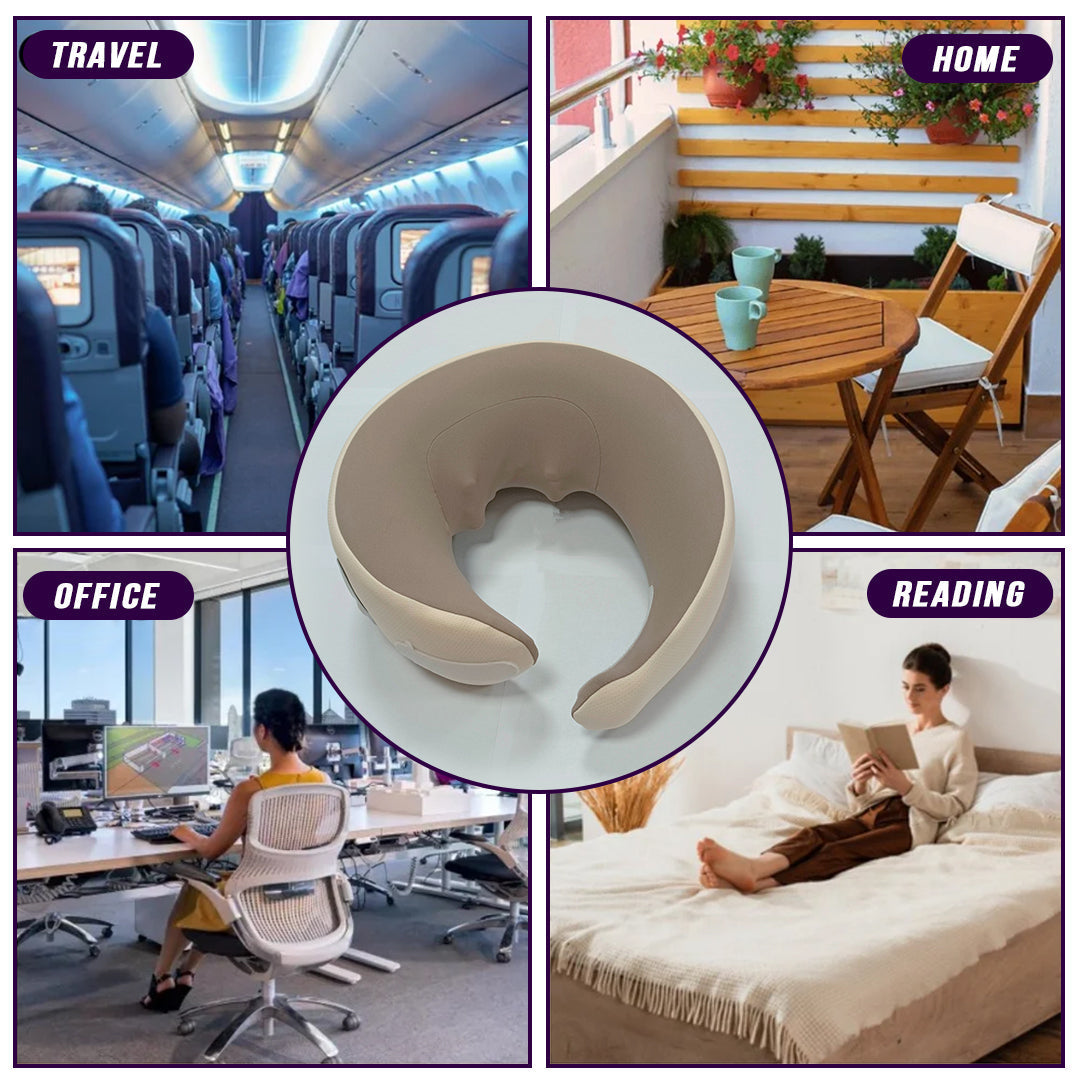 Multi-Purpose Neck Massage Pillow W/Warmth-thumbmail-4