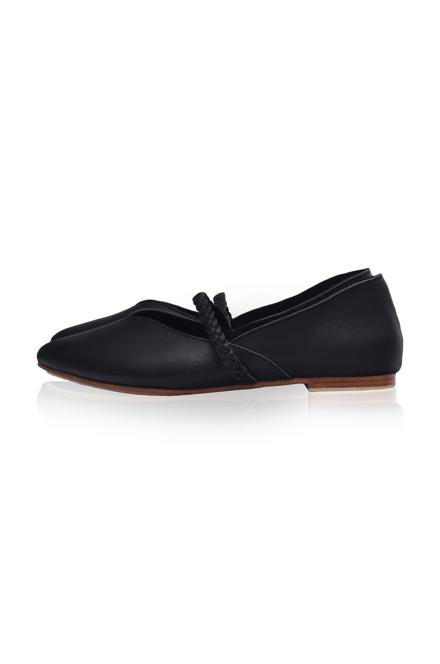 New Love Leather Ballet Flats-thumbmail-1