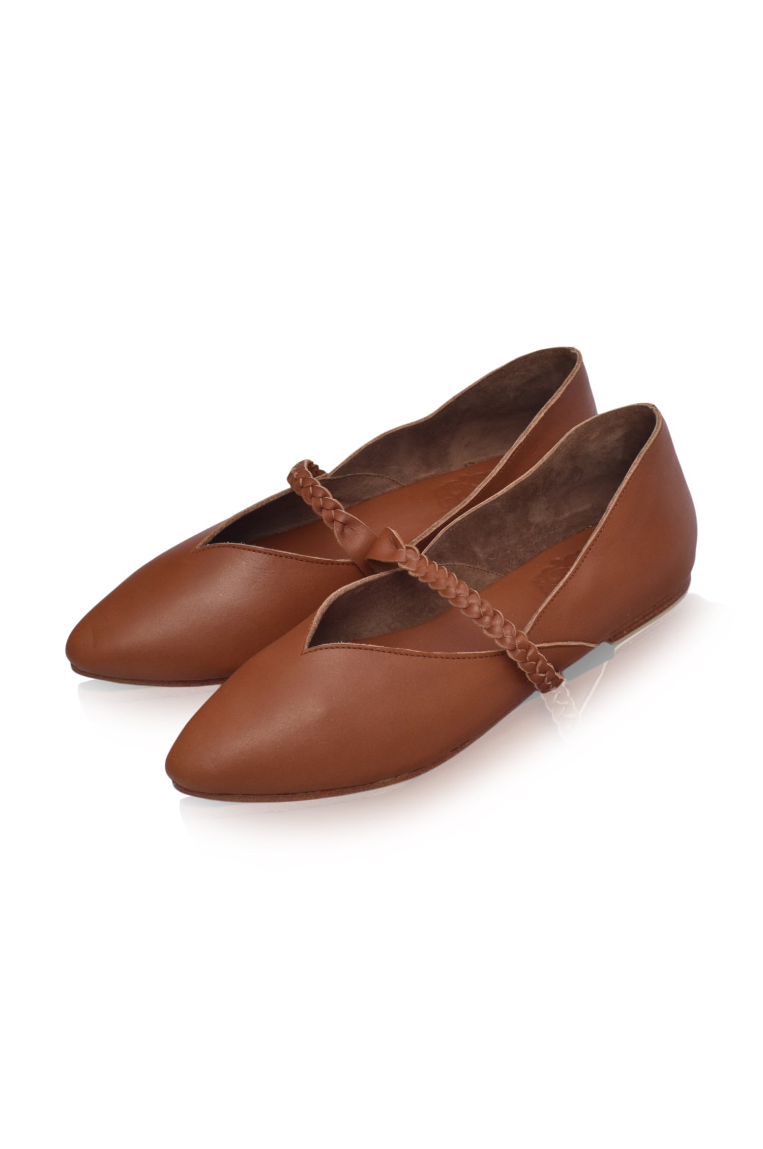 New Love Leather Ballet Flats-thumbmail-1