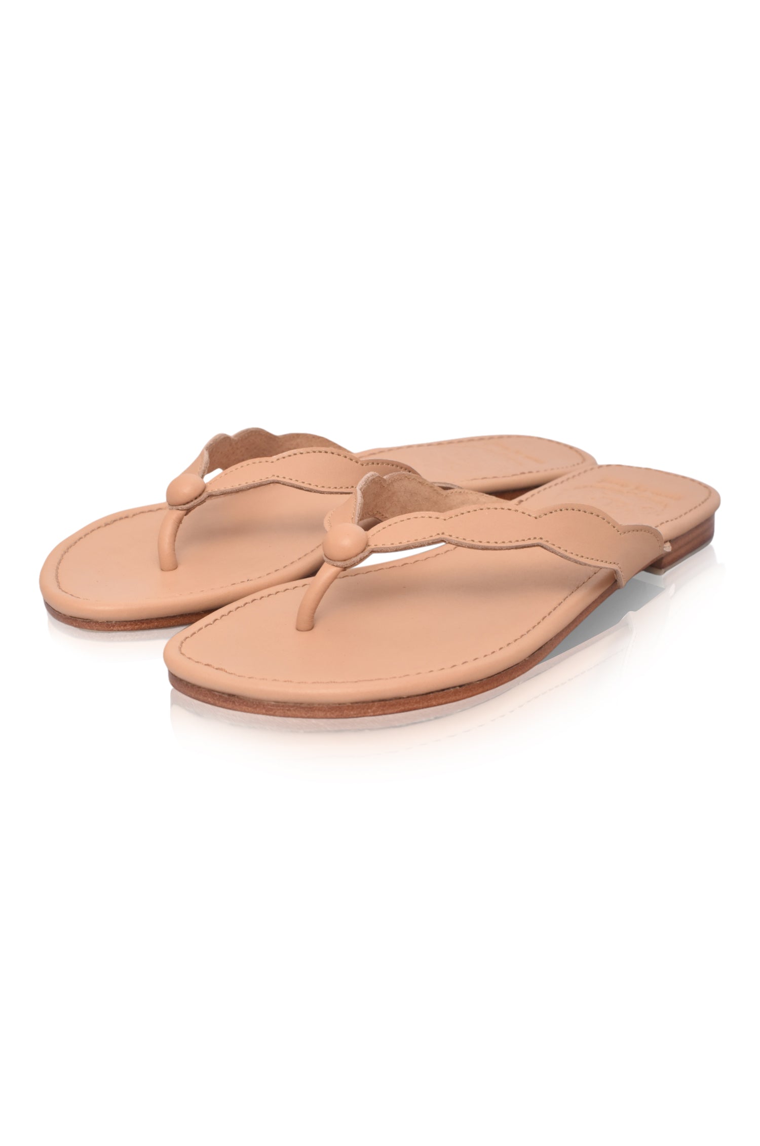 Nuvola Thong Leather Slides-thumbmail-2