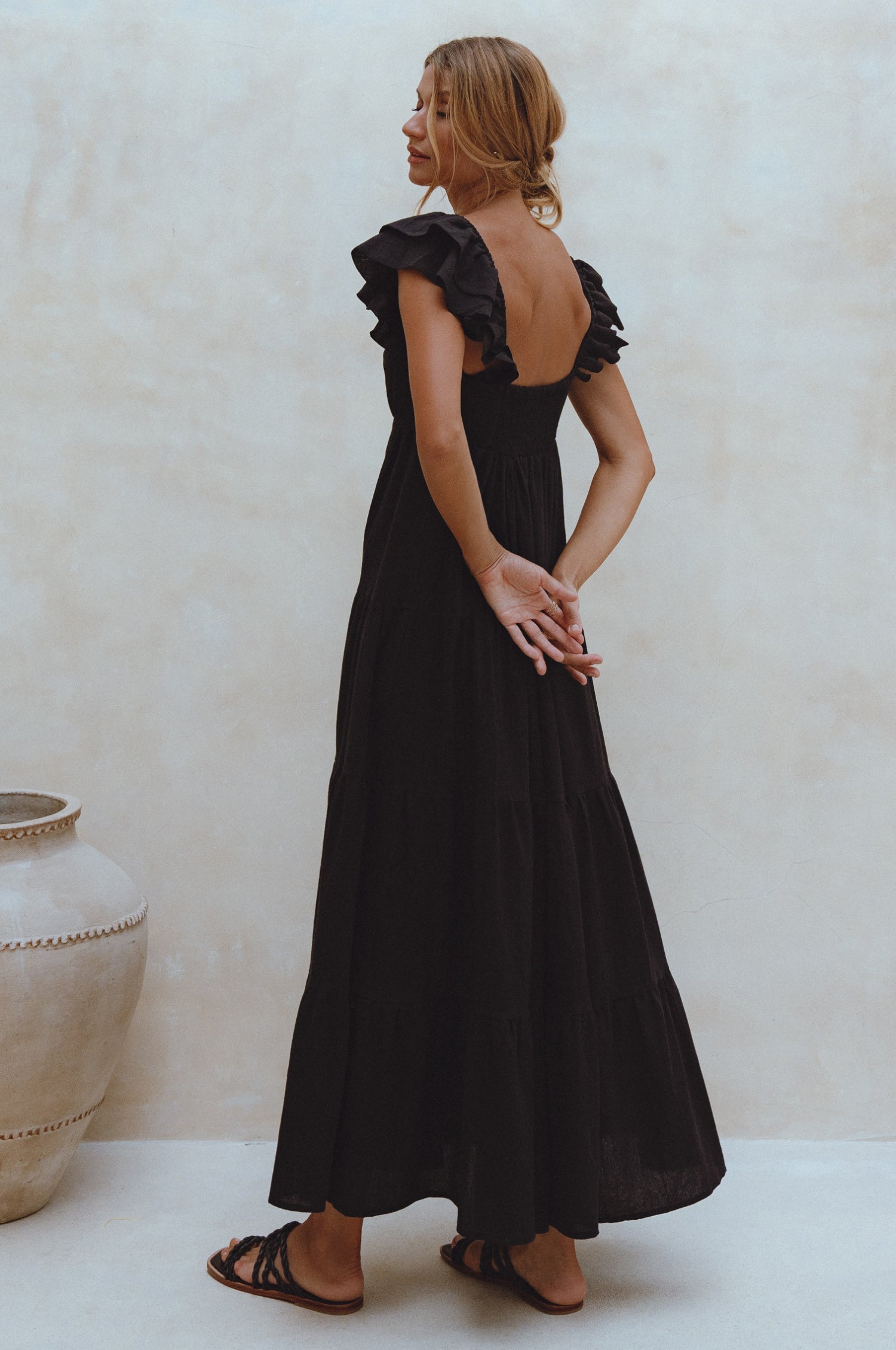 Nymph Bohemian Linen Maxi Dress-thumbmail-13