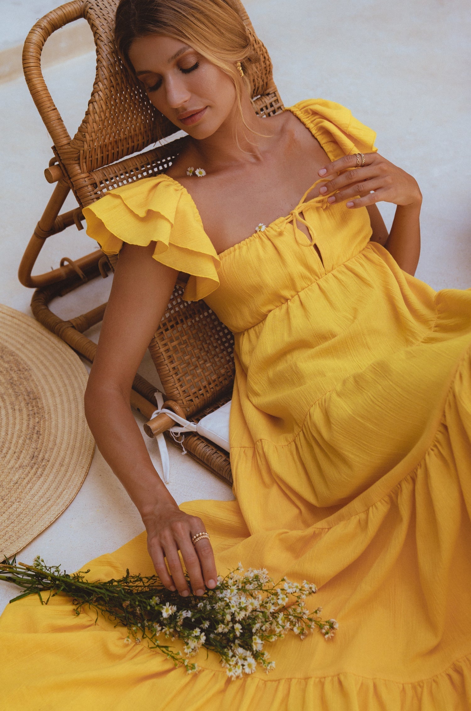 Nymph Bohemian Linen Maxi Dress-thumbmail-11