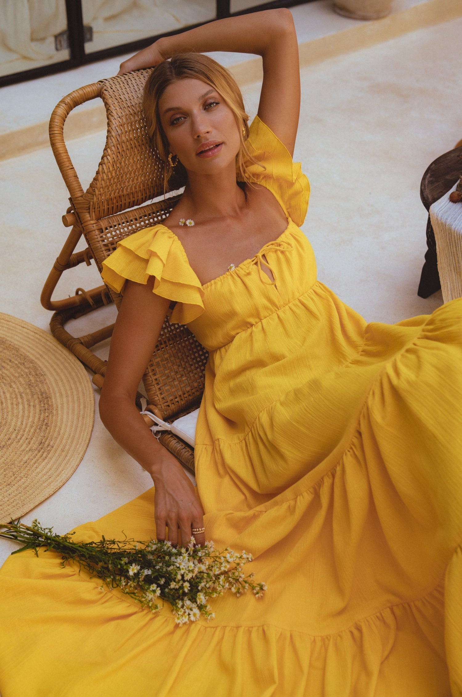 Nymph Bohemian Linen Maxi Dress-thumbmail-13