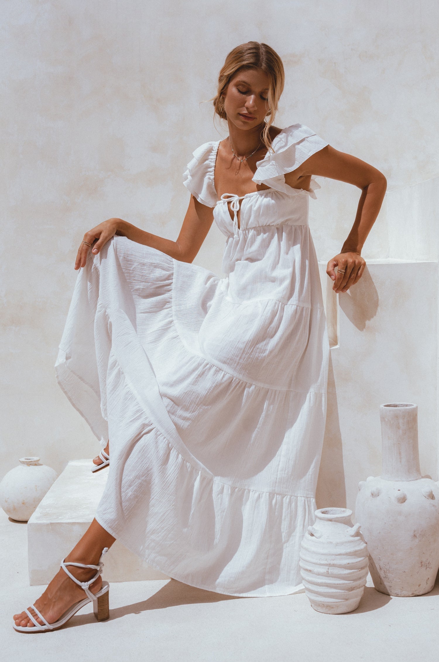 Nymph Bohemian Linen Maxi Dress-thumbmail-2