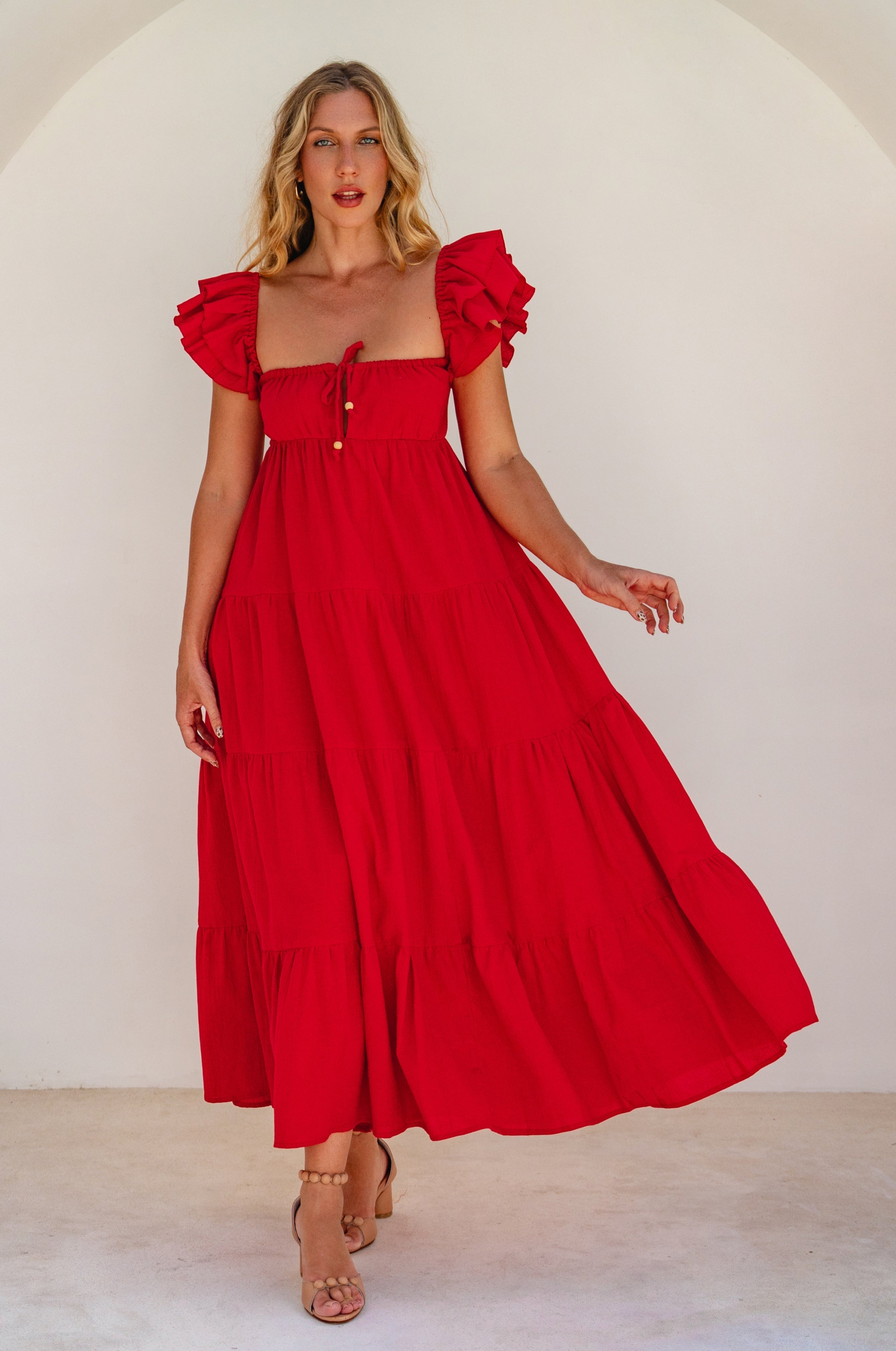 Nymph Bohemian Linen Maxi Dress-thumbmail-9