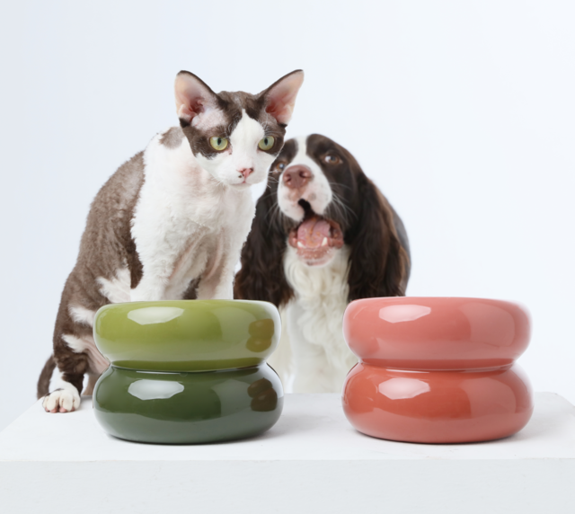 Soufflé Pet Bowl - Rose Pink-thumbmail-3