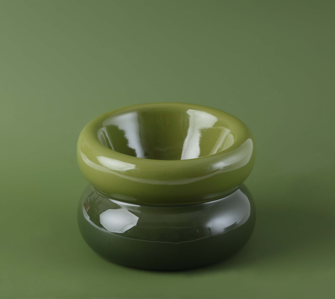 Soufflé Pet Bowl - Avocado Green-thumbmail-8
