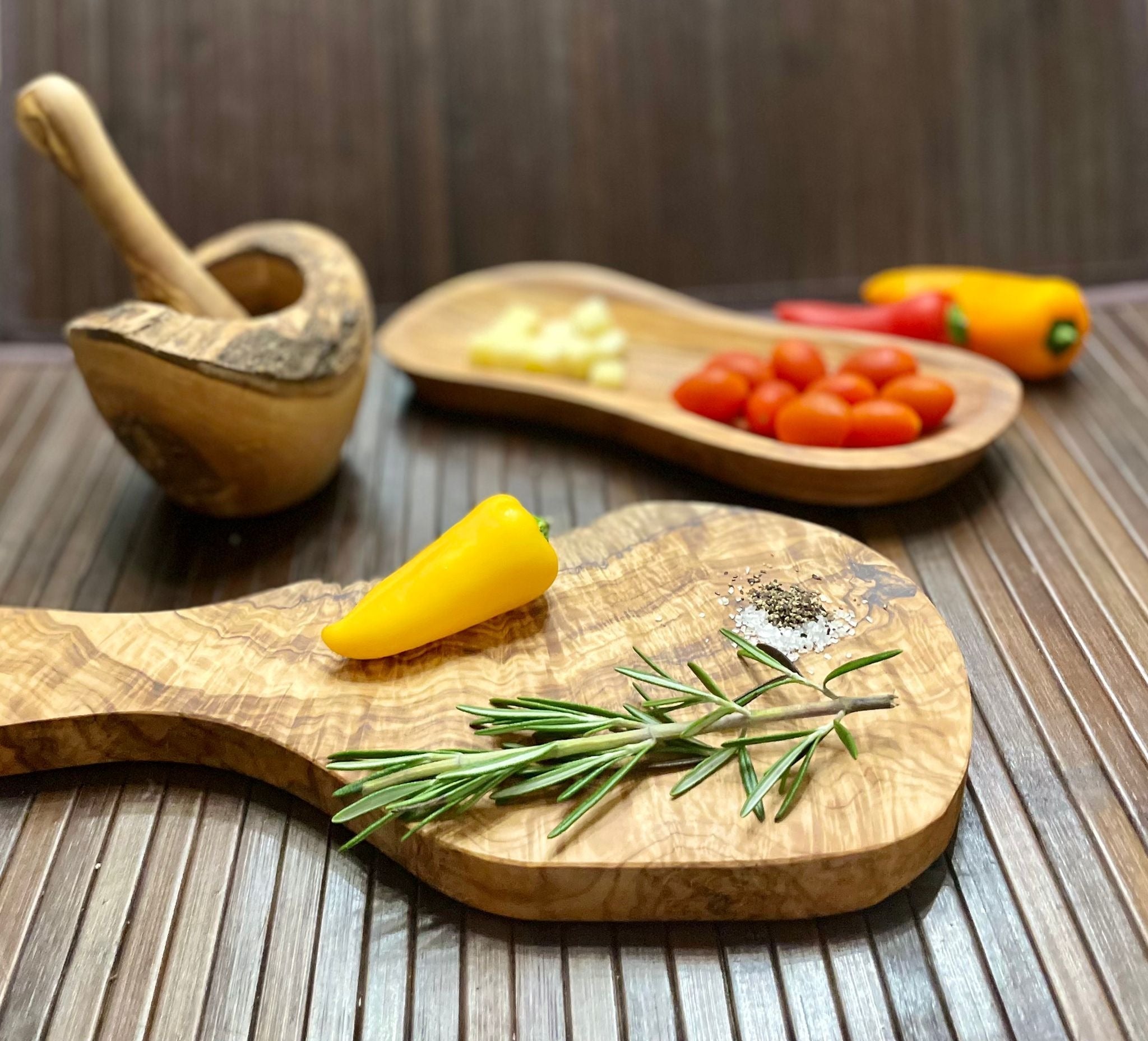 Mediterranean Olive Wood Ultimate Kitchen Collection-thumbmail-3