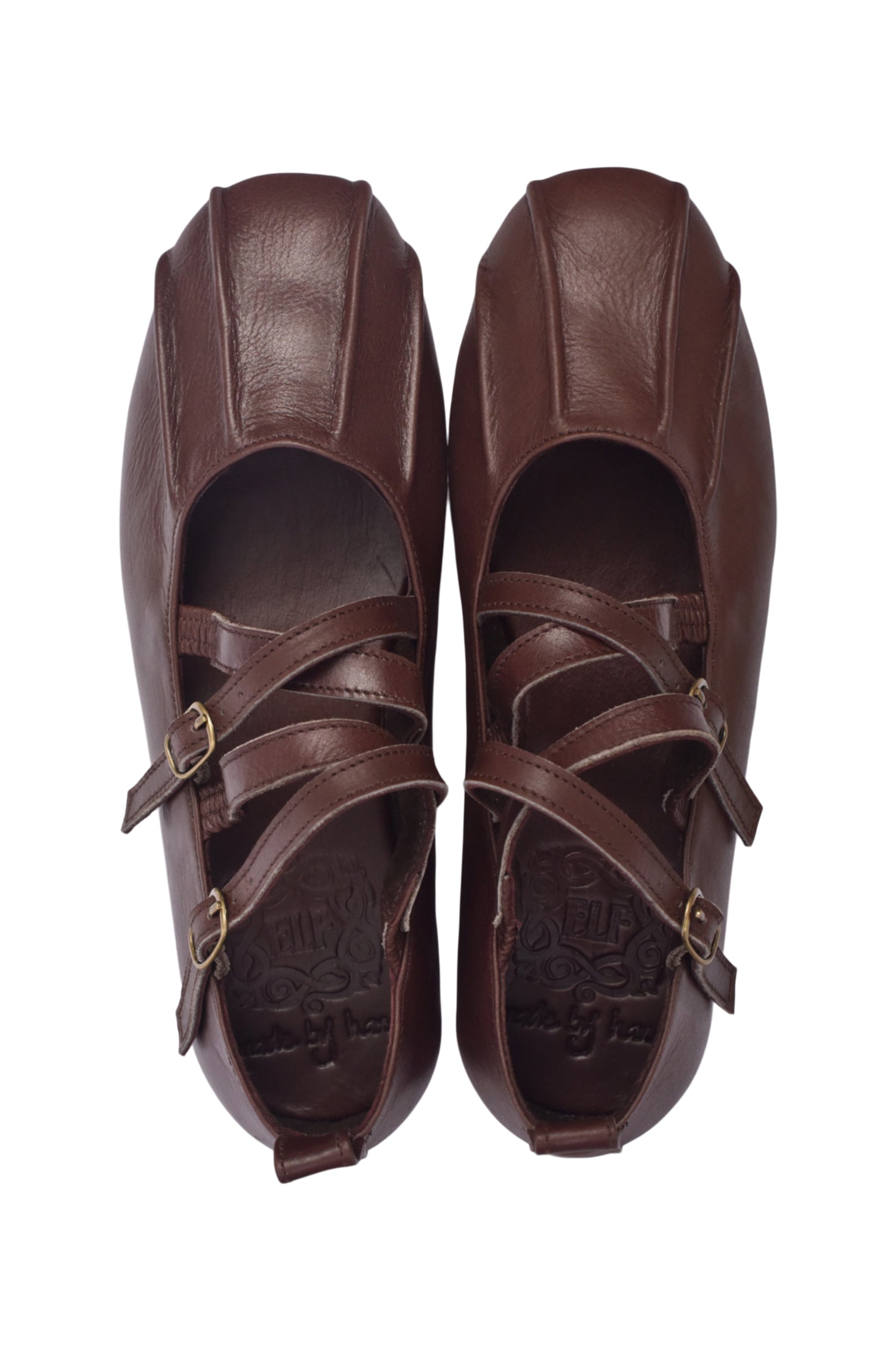 Obsession Criss Cross Leather Flats-thumbmail-7