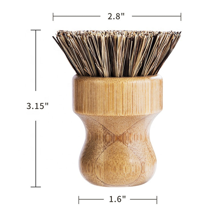 Bamboo Sisal Fiber Dish Brush-thumbmail-6