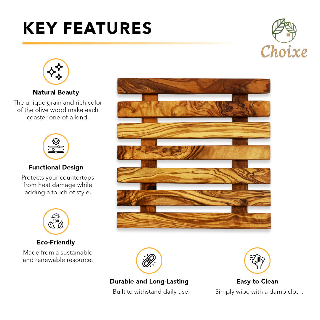 Olive Wood Pan Coaster-thumbmail-5