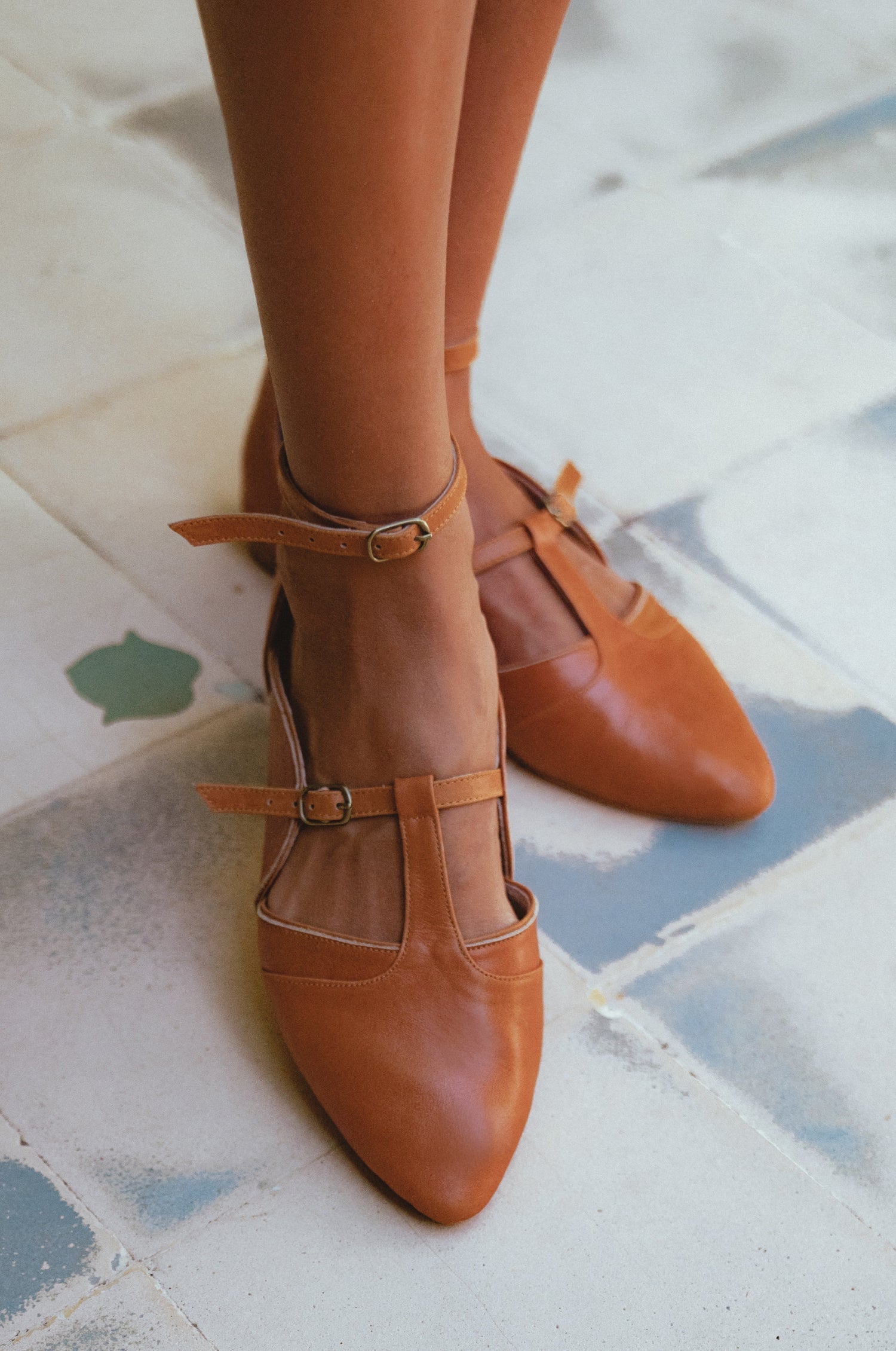 On the Go Leather Ballet Flats-thumbmail-6