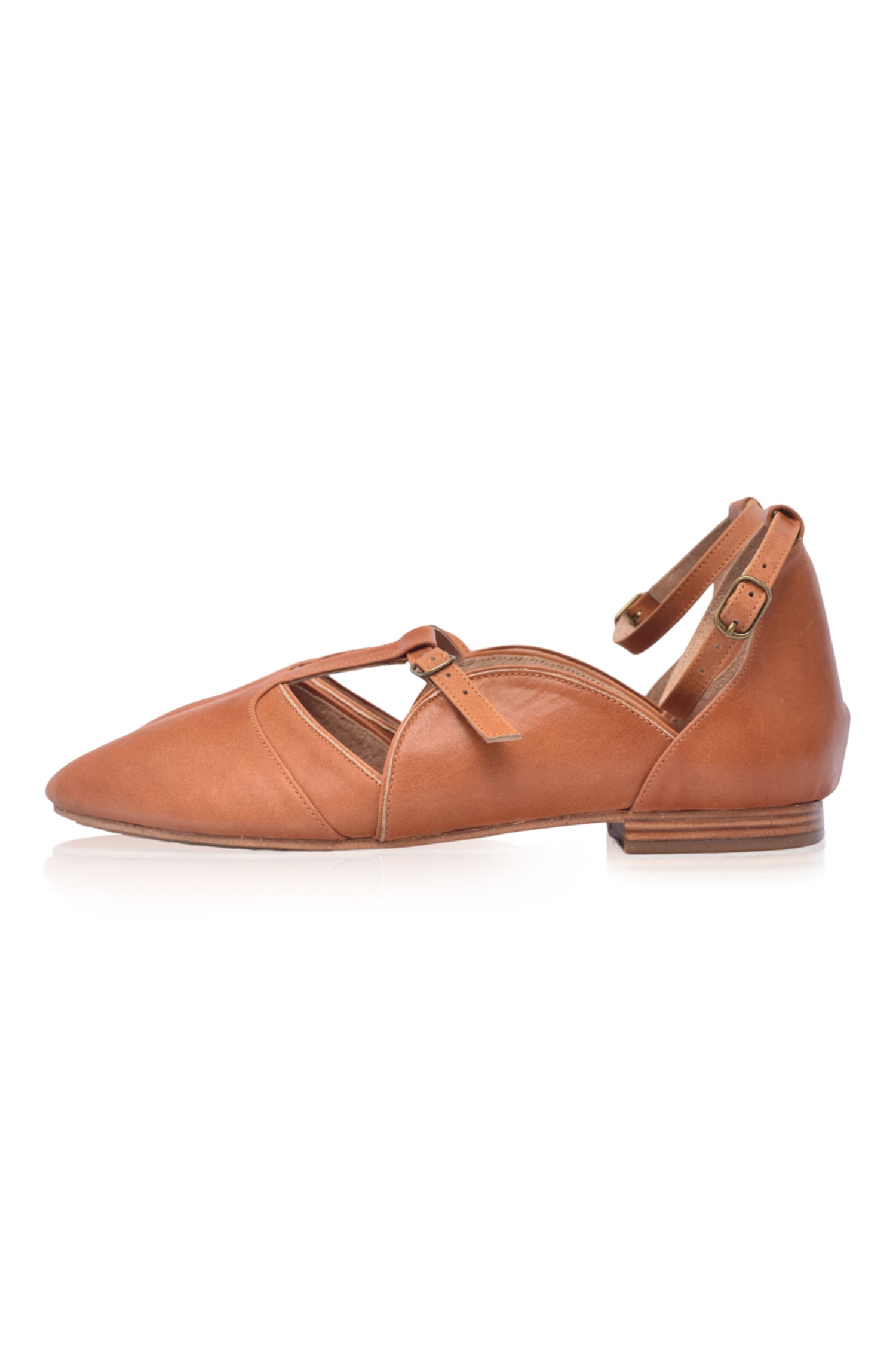 On the Go Leather Ballet Flats-thumbmail-5