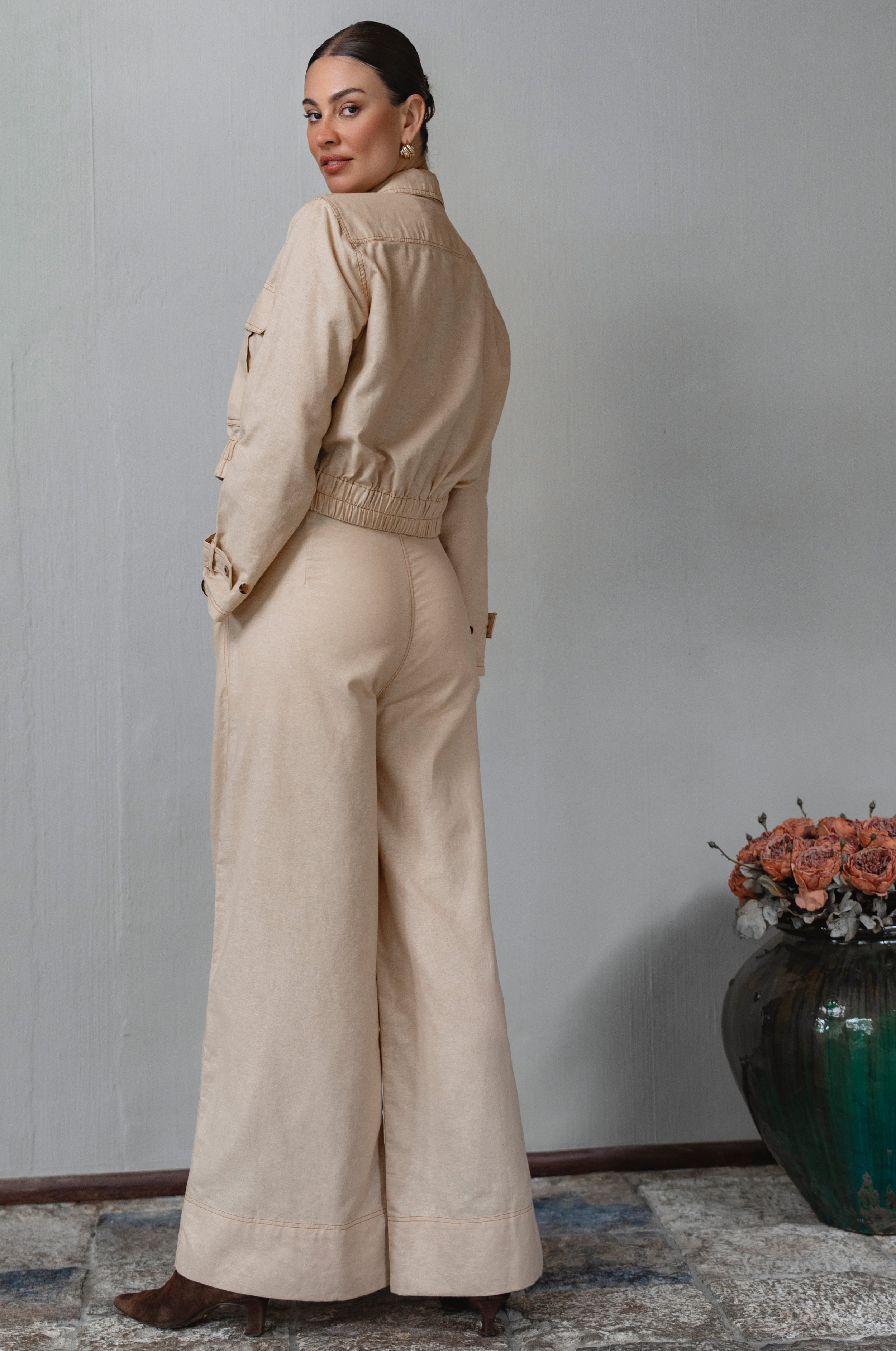 Orion Wide Leg Linen Pants-thumbmail-10