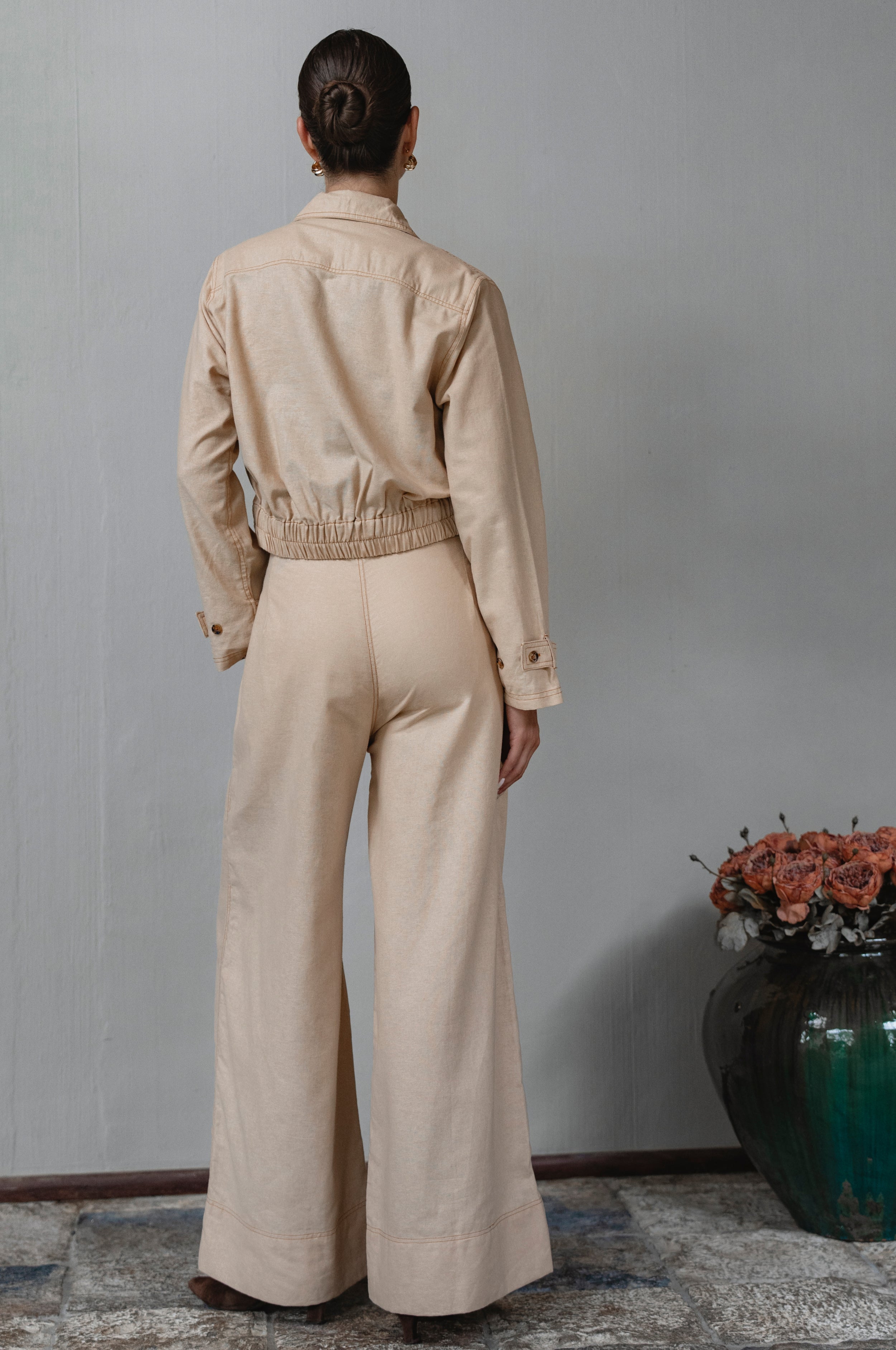Orion Wide Leg Linen Pants-thumbmail-6