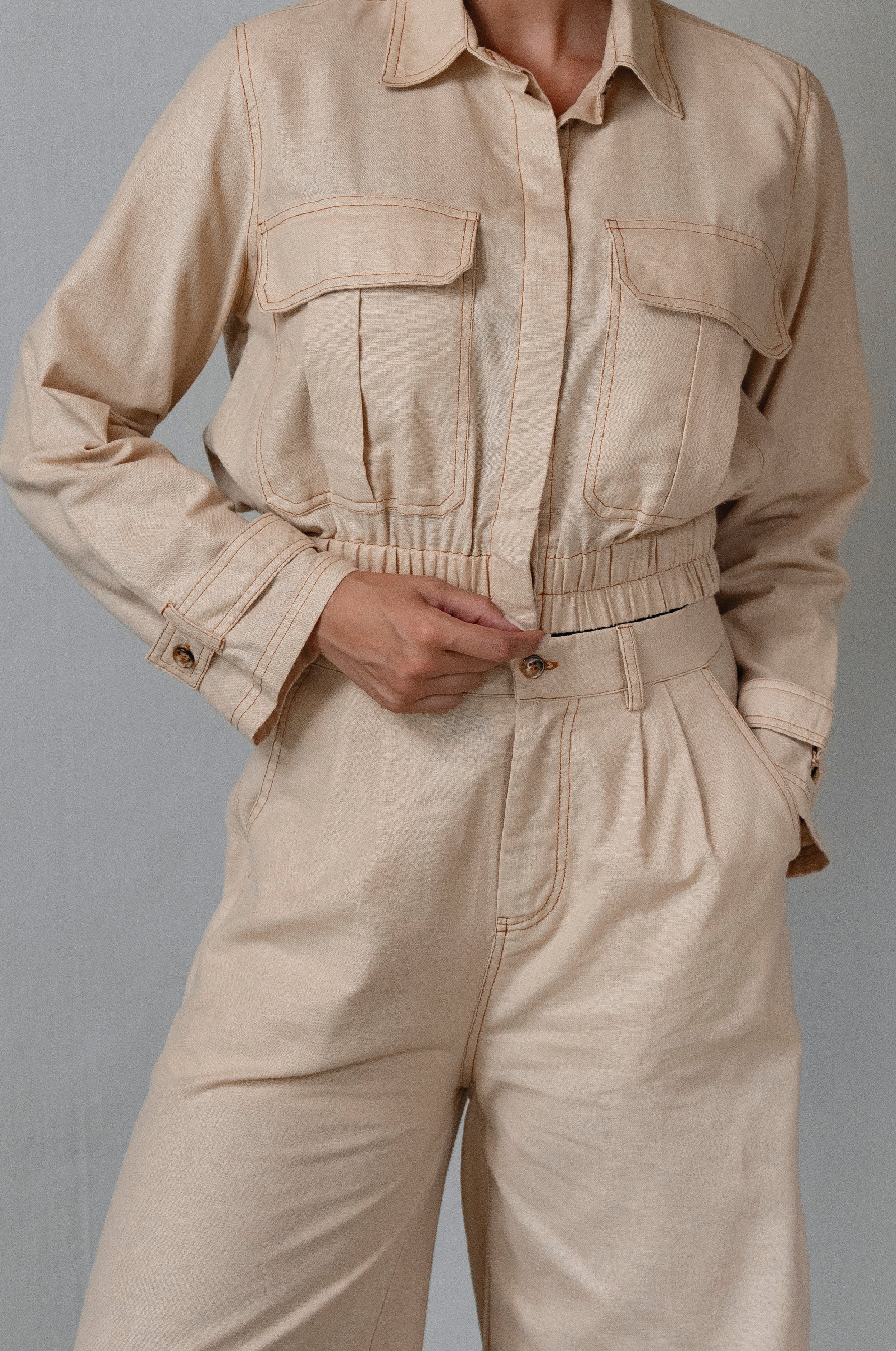 Orion Wide Leg Linen Pants-thumbmail-7