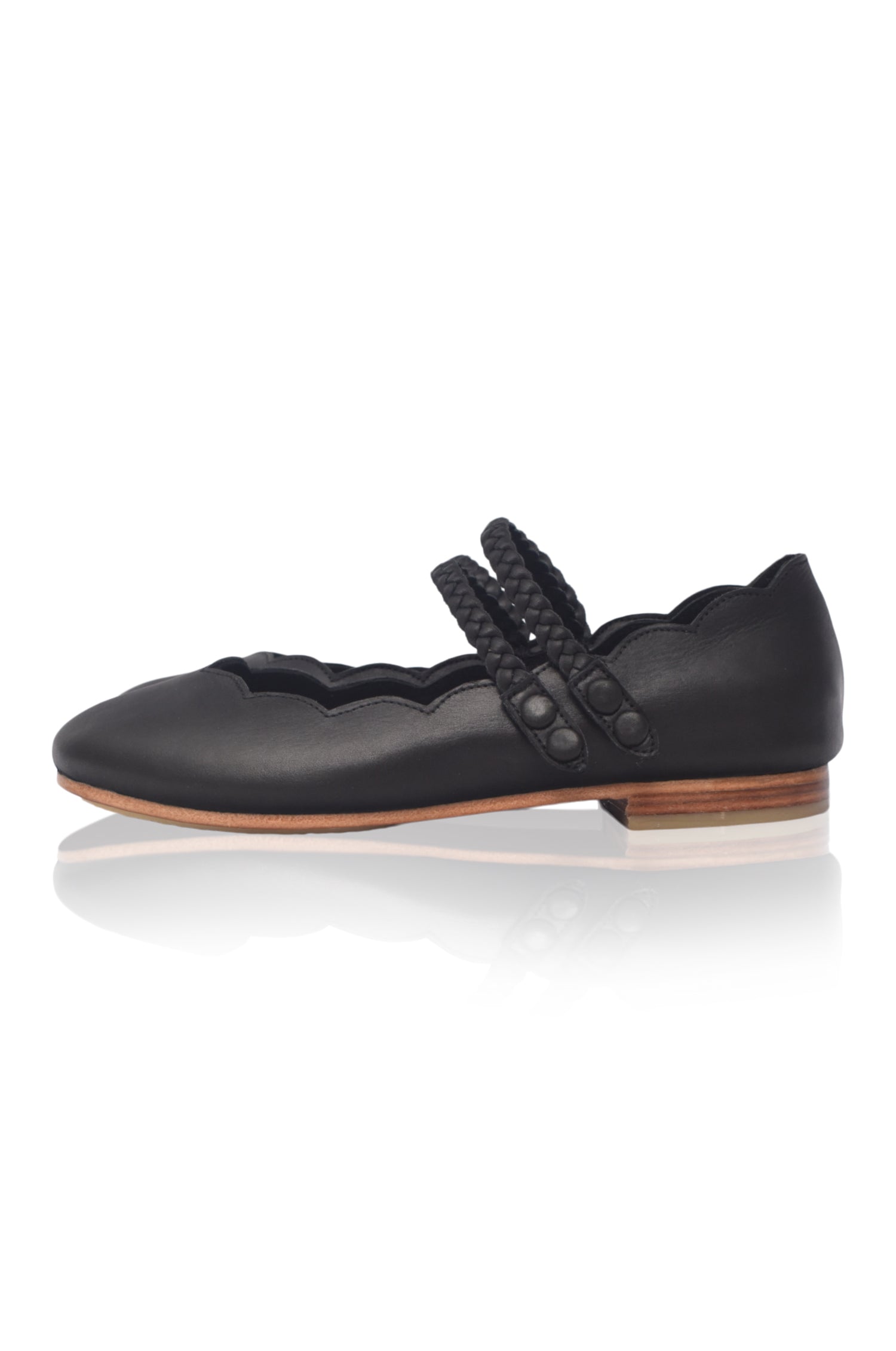 Prima Scalloped Ballet Flats-thumbmail-5