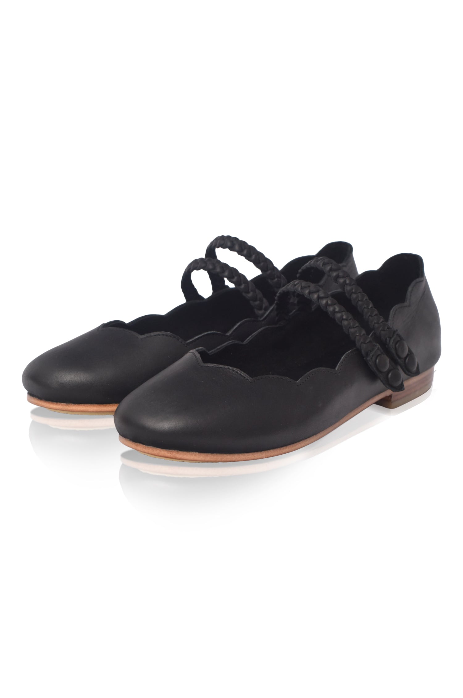 Prima Scalloped Ballet Flats-thumbmail-7