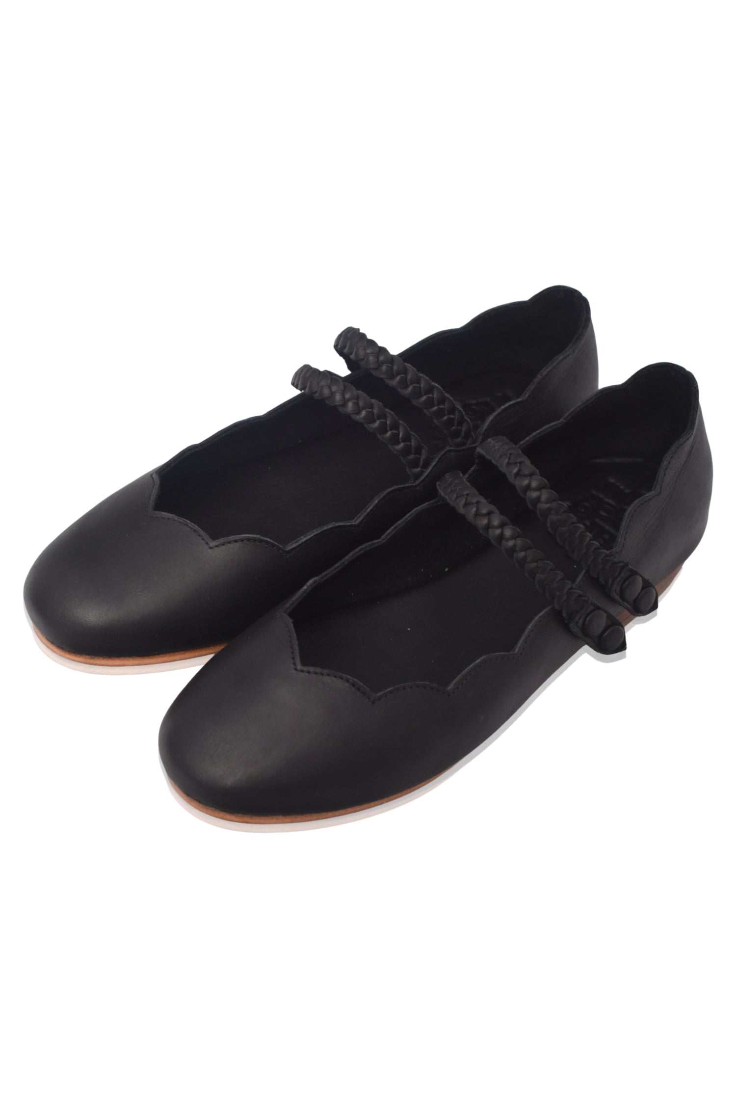 Prima Scalloped Ballet Flats-thumbmail-2
