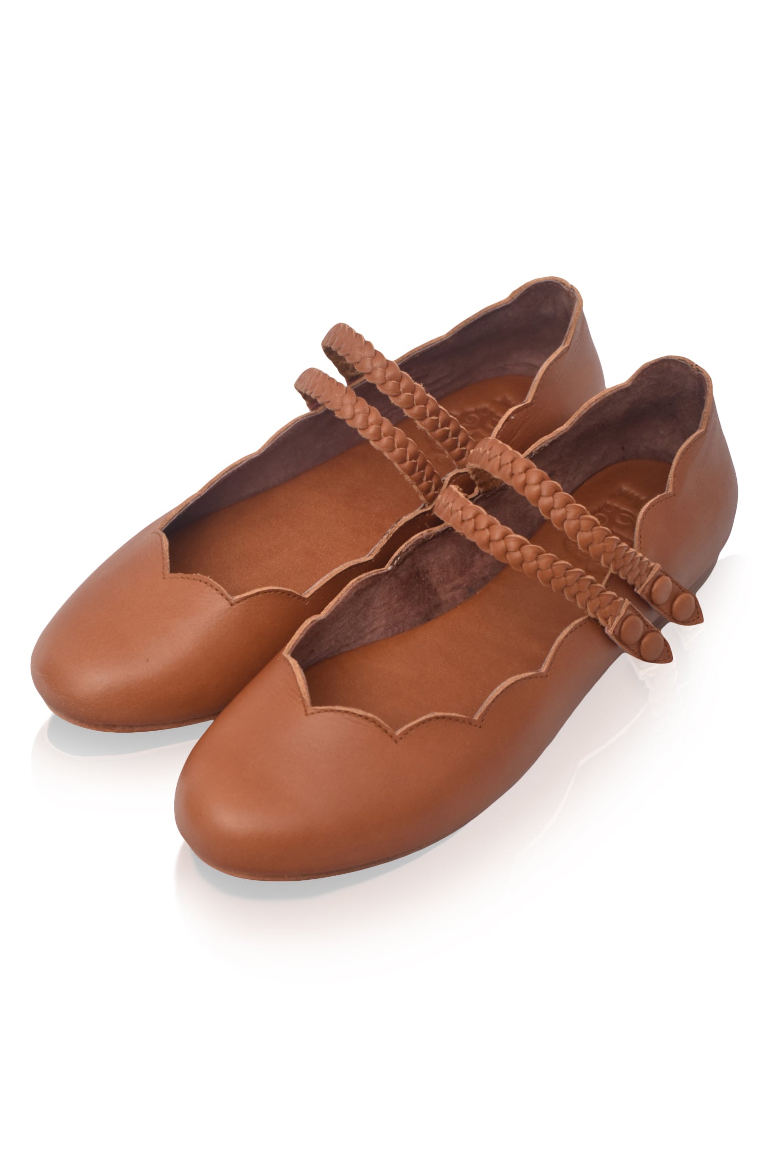 Prima Scalloped Ballet Flats-thumbmail-4