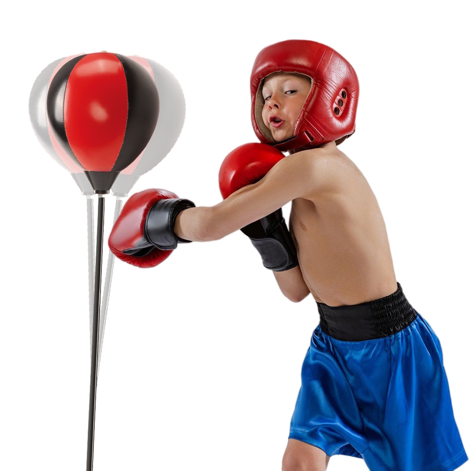 Contixo Kids Boxing Glove and Punching Bag Set With Adjustable Stand-thumbmail-4