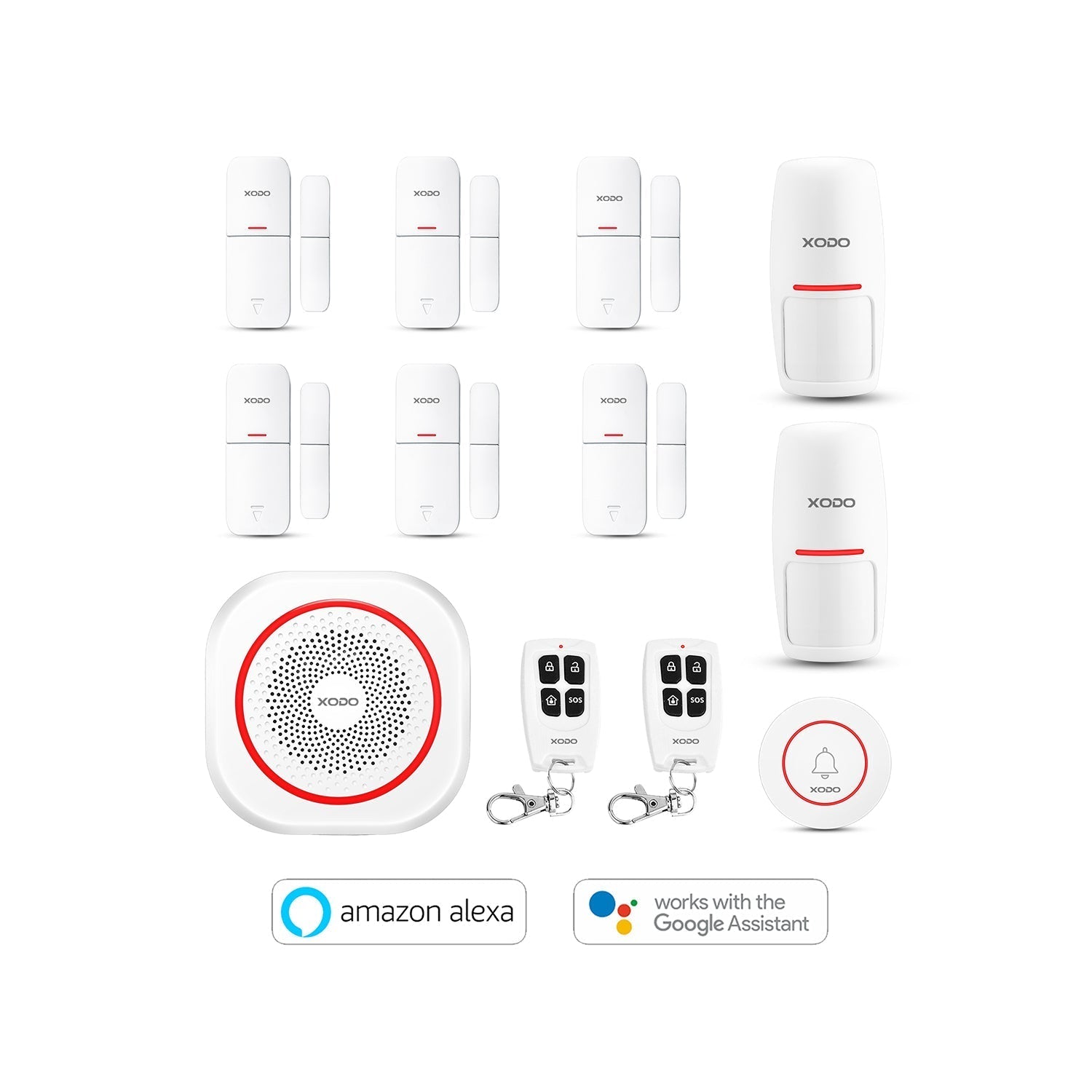 XODO PK5 Smart Home Security Kit - Complete Wireless Alarm System-thumbmail-1