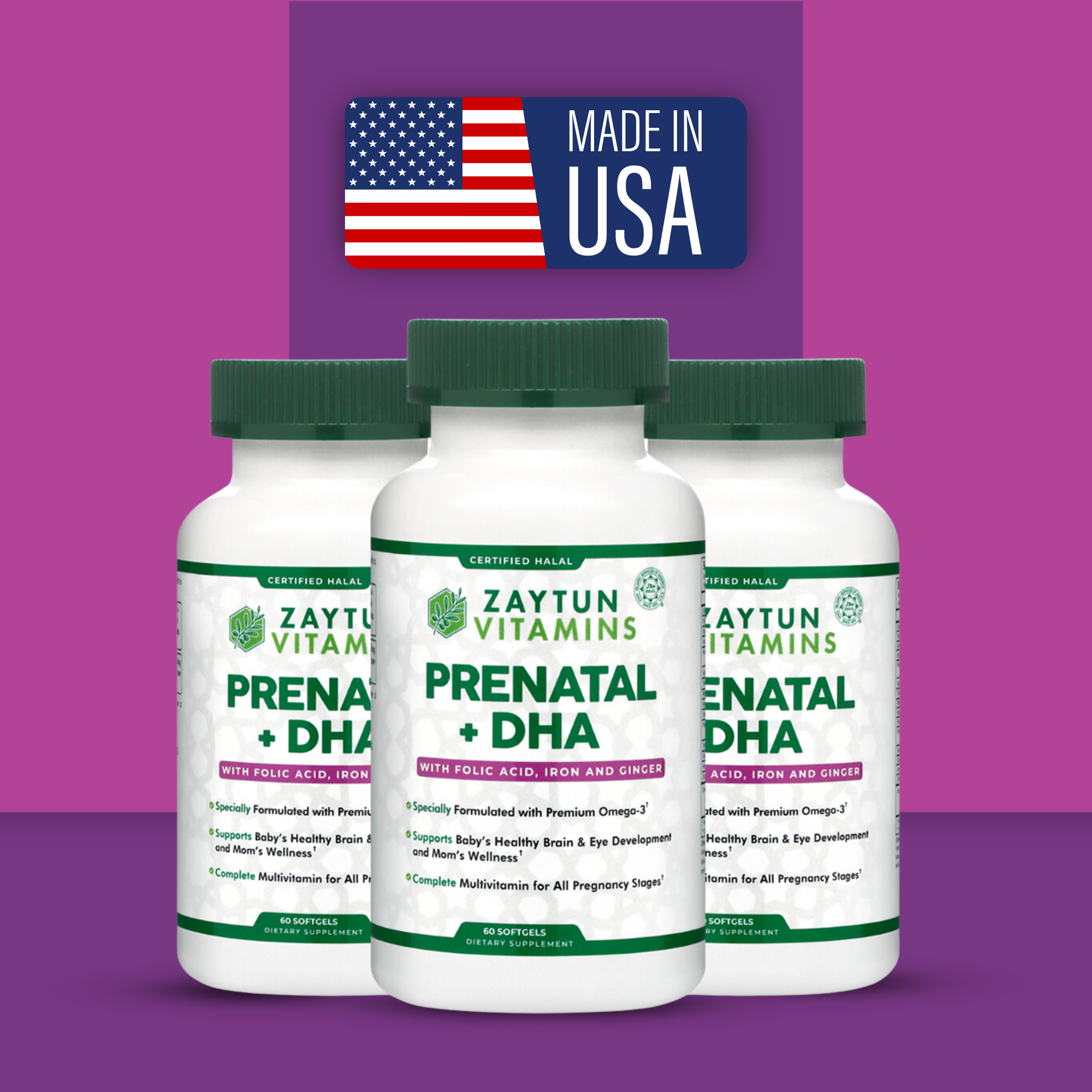 Halal Prenatal + DHA Multivitamin Softgels (3Pack)-thumbmail-6