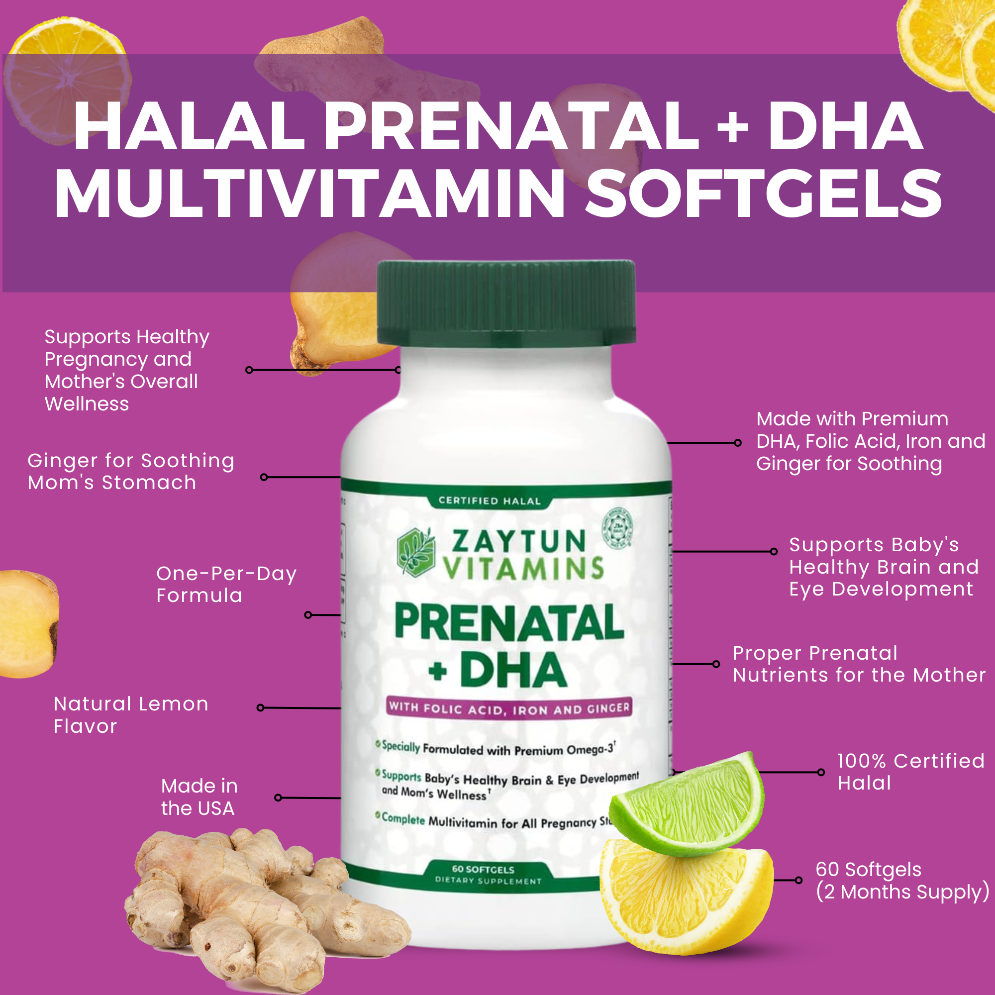Halal Prenatal Vitamins + DHA & Ginger-thumbmail-5