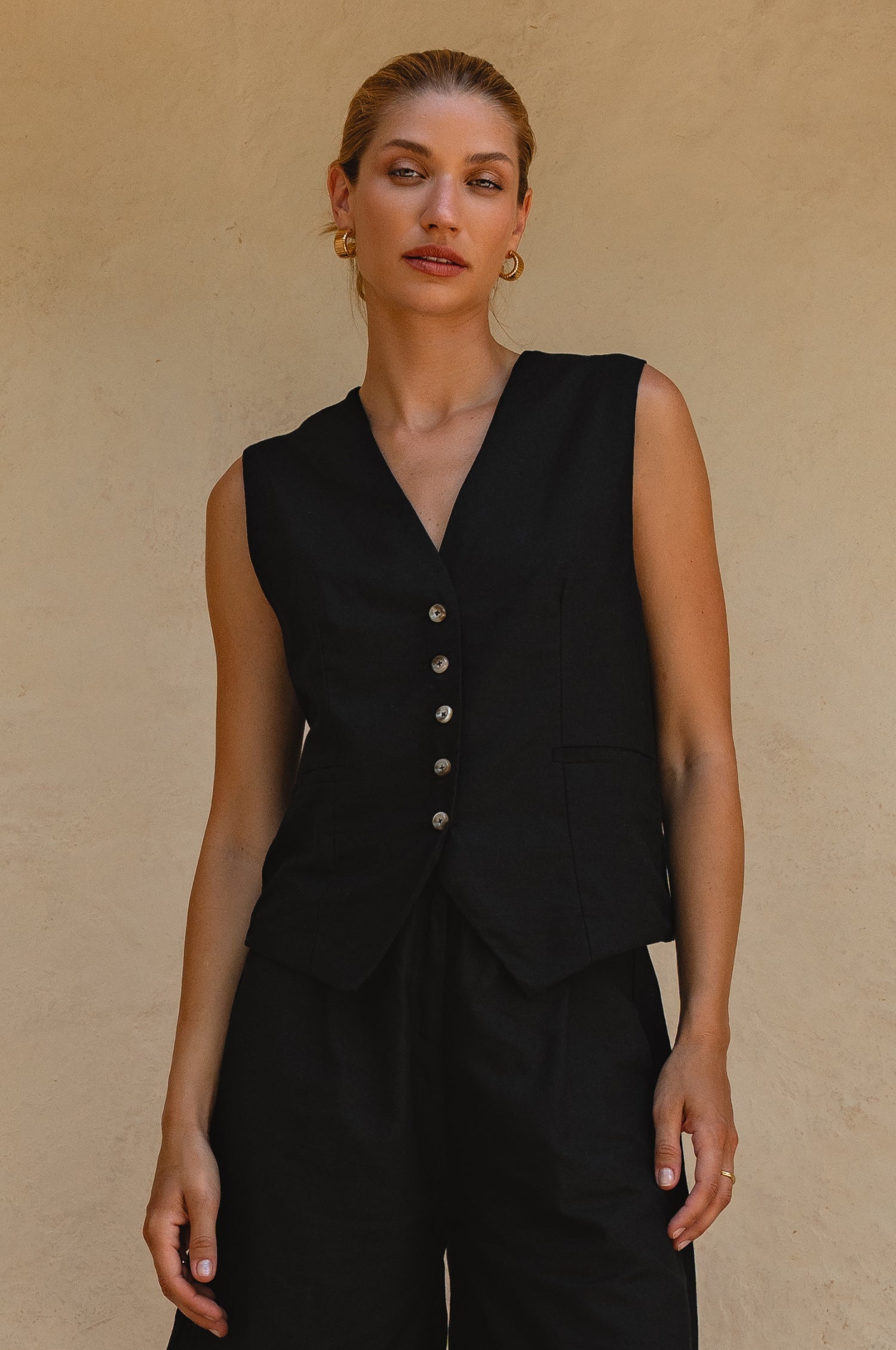 Paige Linen Vest-thumbmail-5