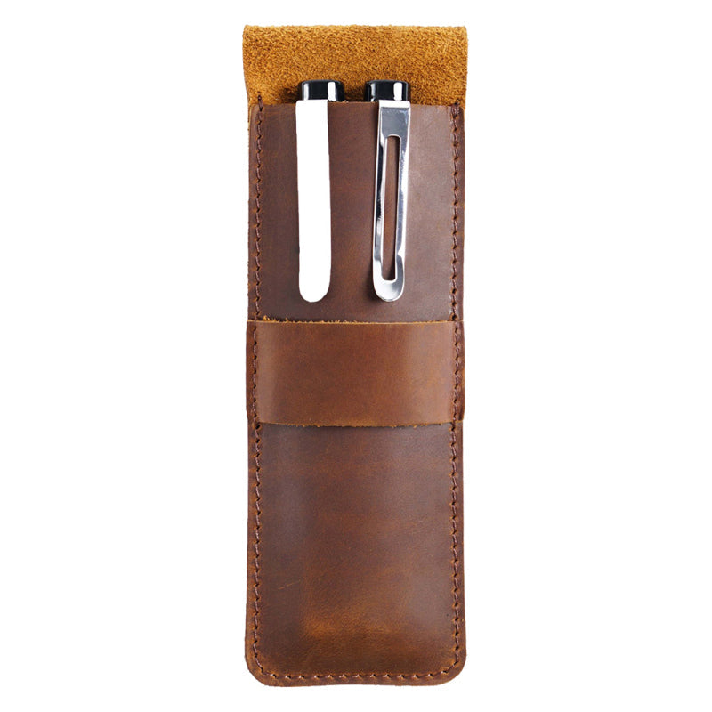 Paiman Leather Pen Holder | Handmade Leather Fountain Pen Pouch-thumbmail-3