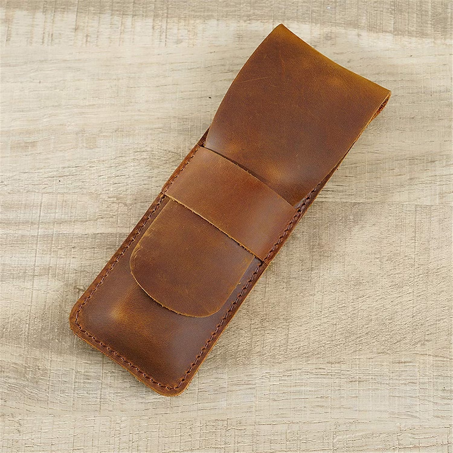 Paiman Leather Pen Holder | Handmade Leather Fountain Pen Pouch-thumbmail-7