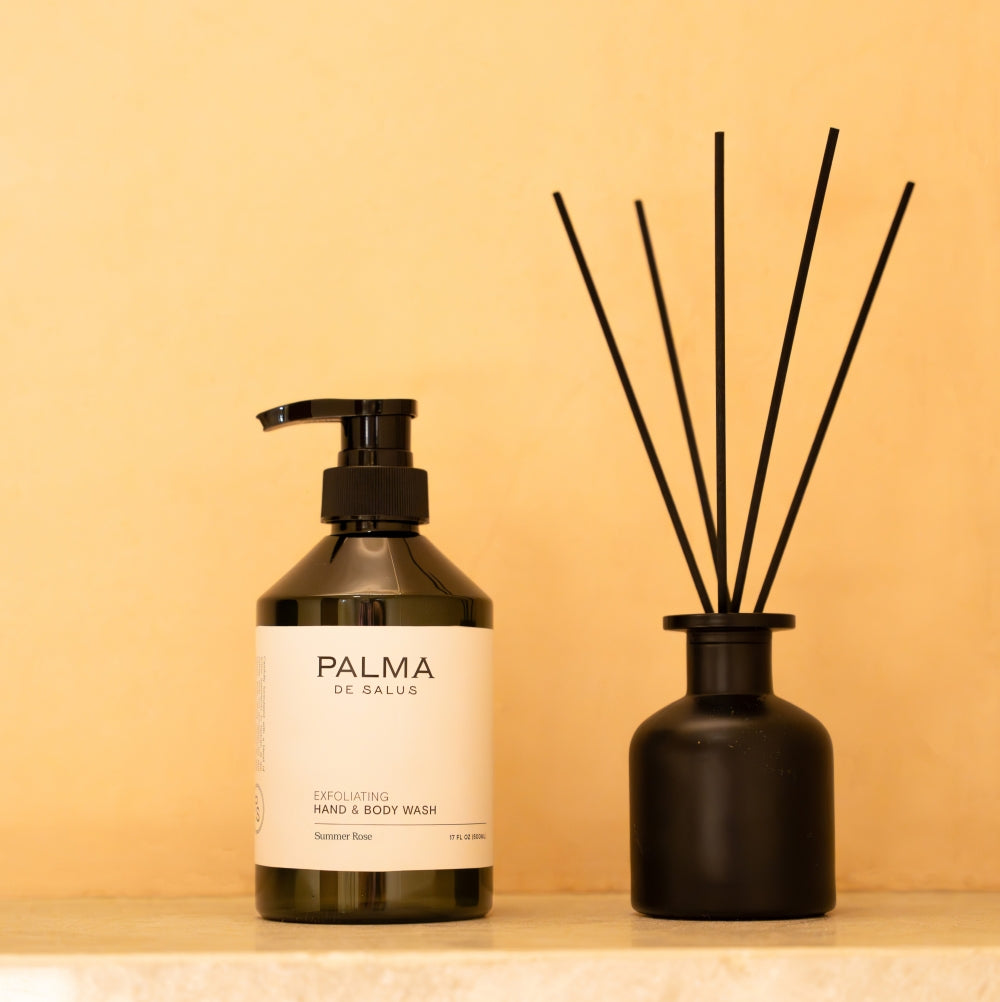Plant-Based Summer Rose Exfoliating Hand & Body Wash-thumbmail-3