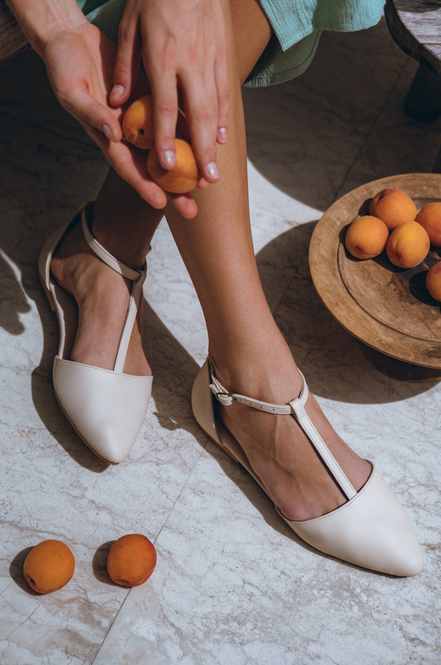 Paula Pointy Leather Flats-thumbmail-2