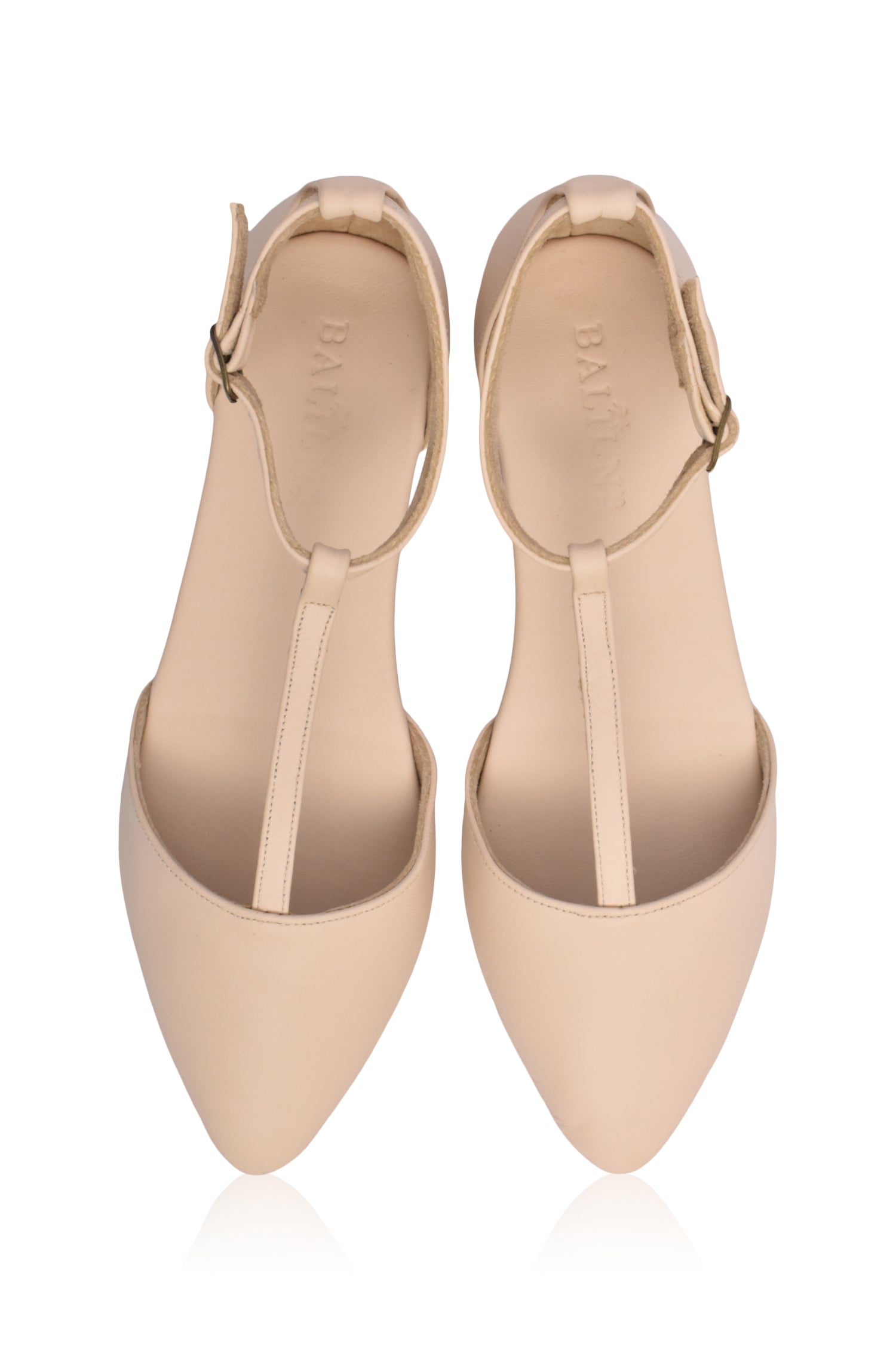 Paula Pointy Leather Flats-thumbmail-5