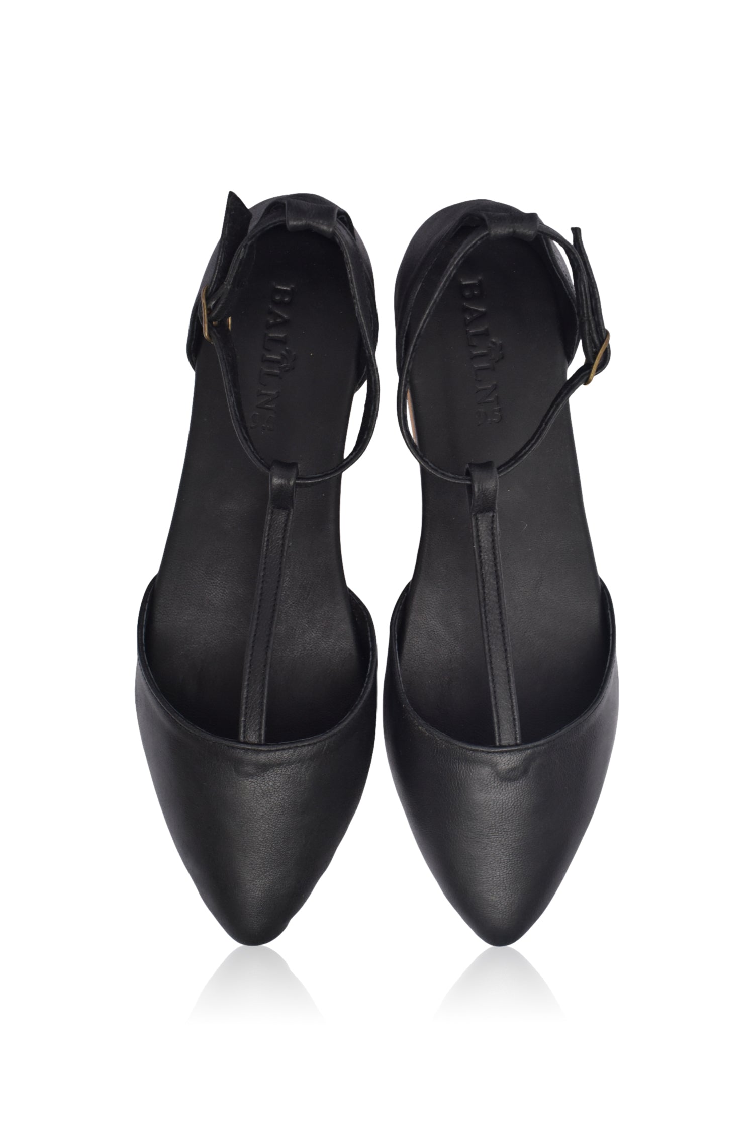 Paula Pointy Leather Flats-thumbmail-6