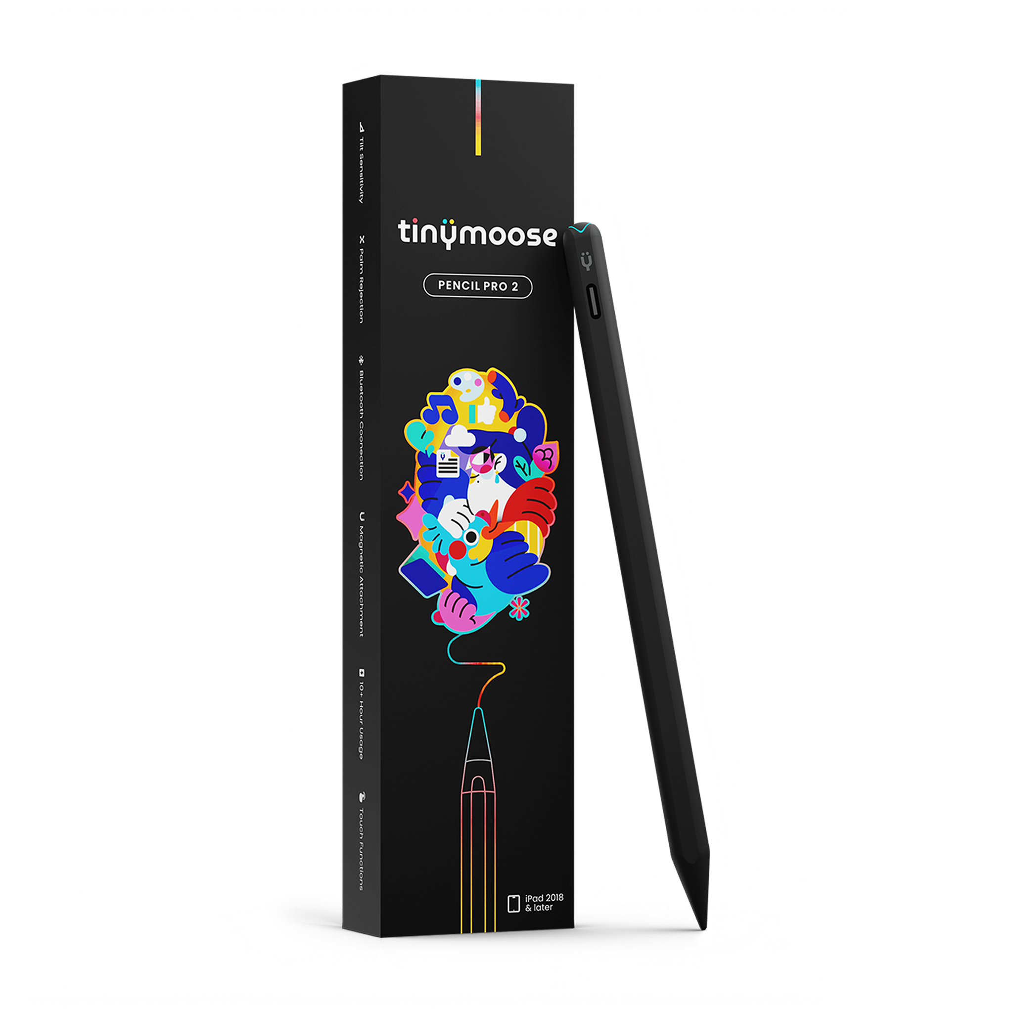 Pencil Pro 2 | Midnight Black - With Gesture Controls-thumbmail-1