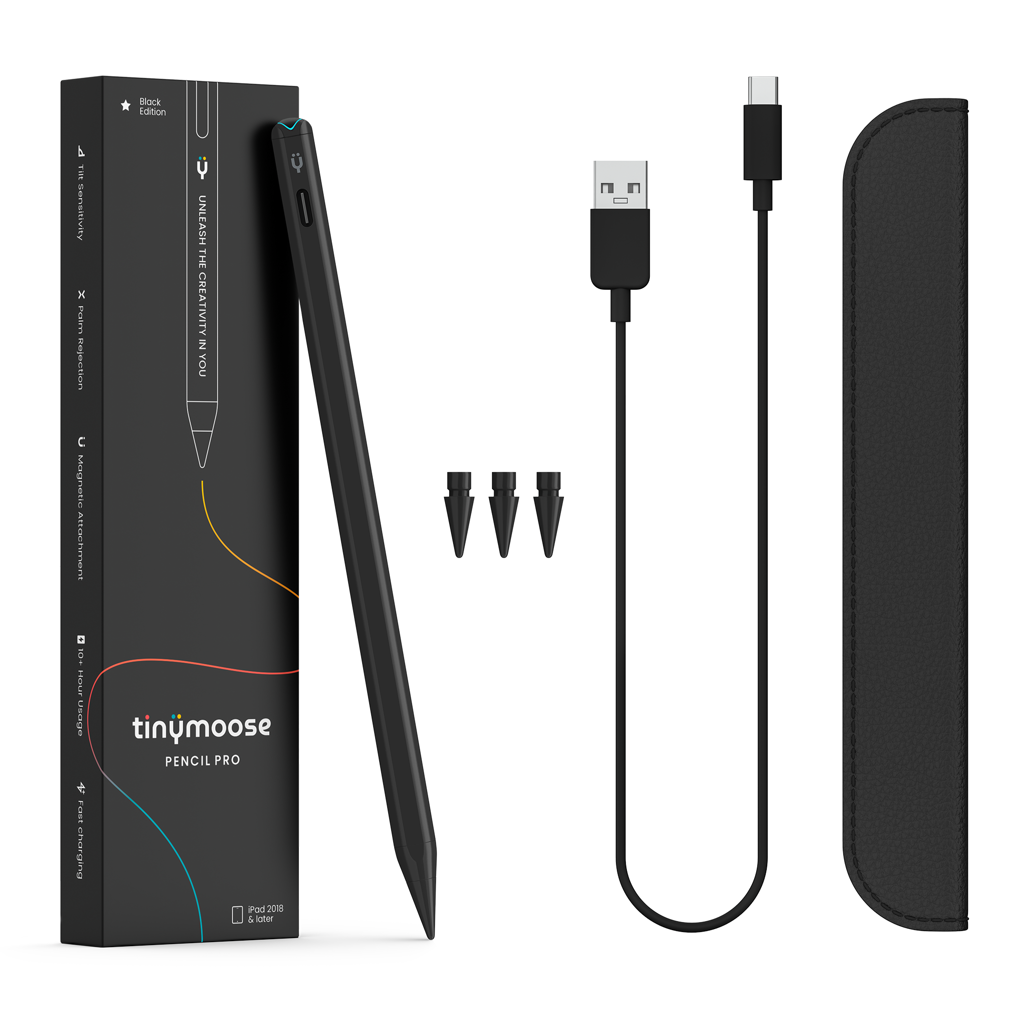 Pencil Pro - With USB-C Charging | Black Edition-thumbmail-1