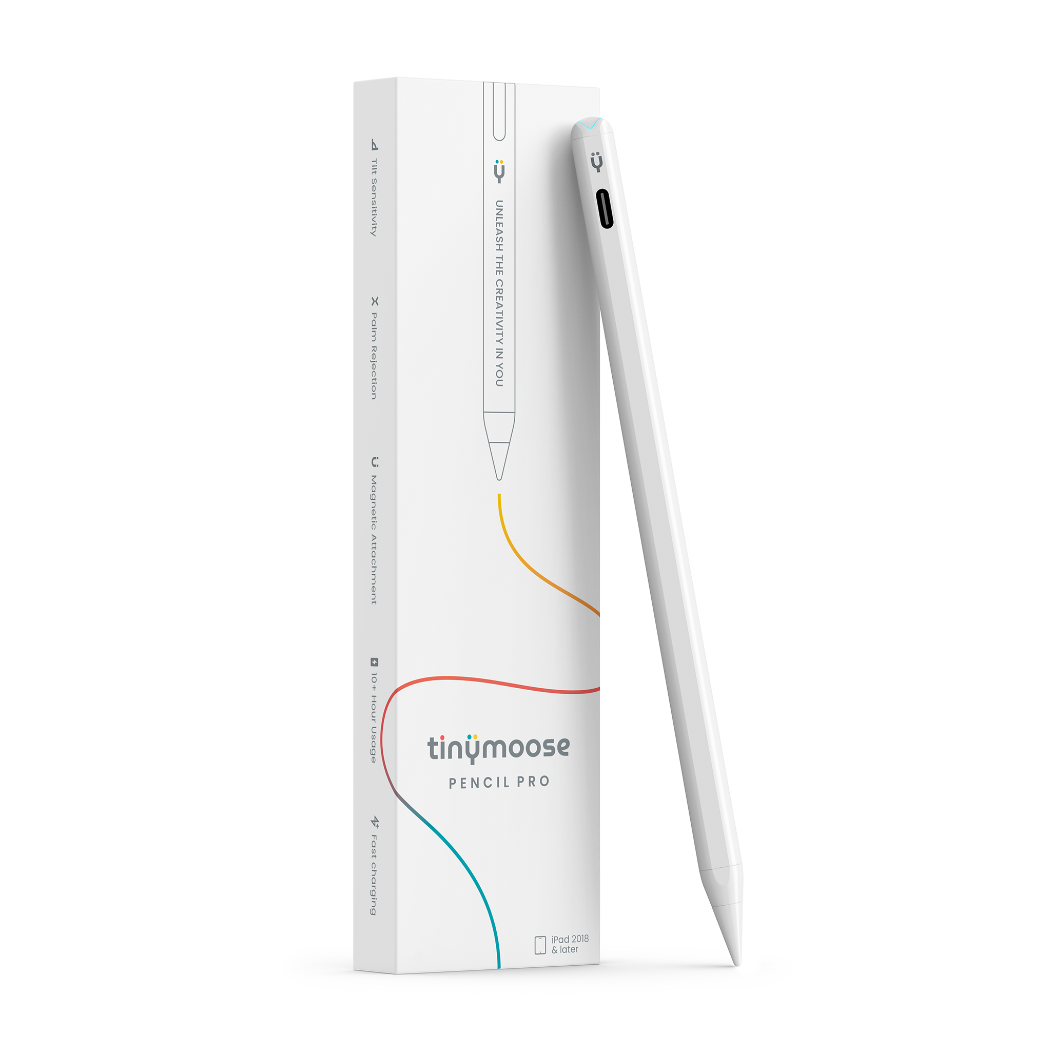 Pencil Pro  - With USB-C Charging | Pearl White-thumbmail-2