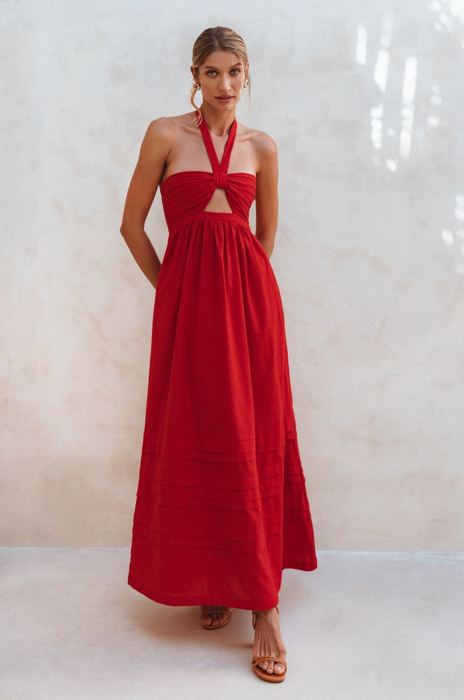 Penelope Halter Linen Maxi Dress-thumbmail-10