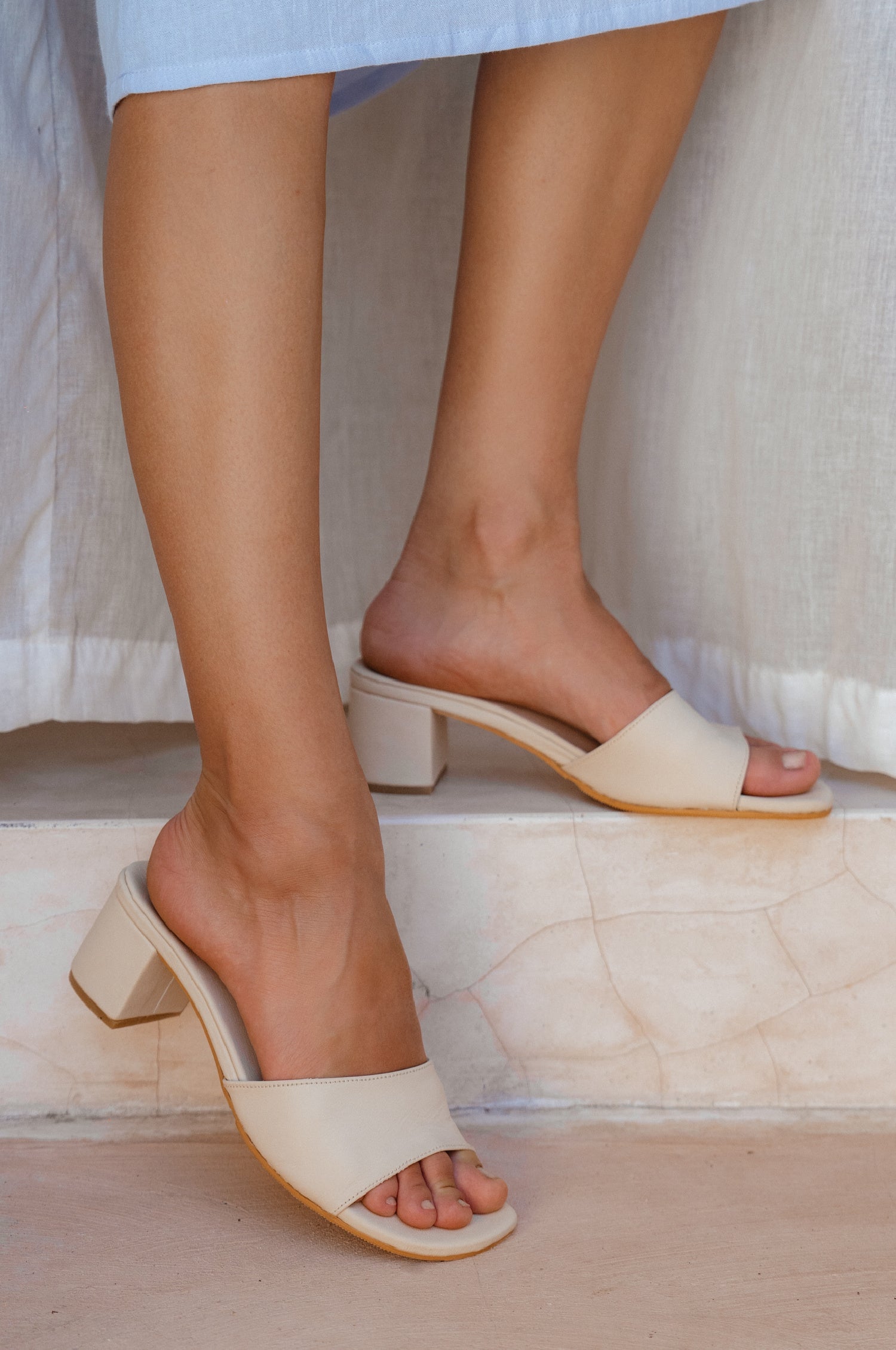 Portofino Leather Mules-thumbmail-1