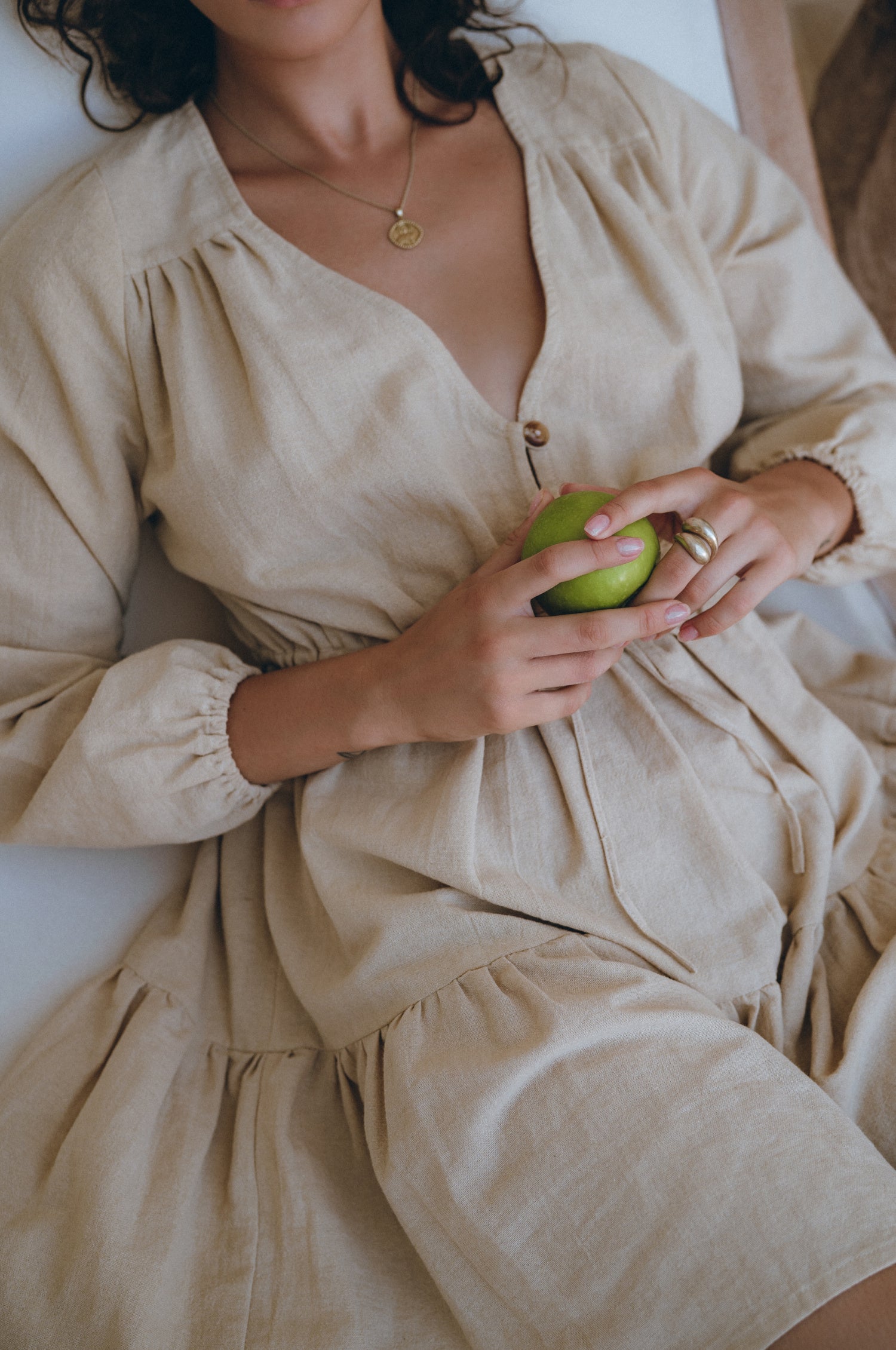 Positano Linen Mini Dress-thumbmail-4