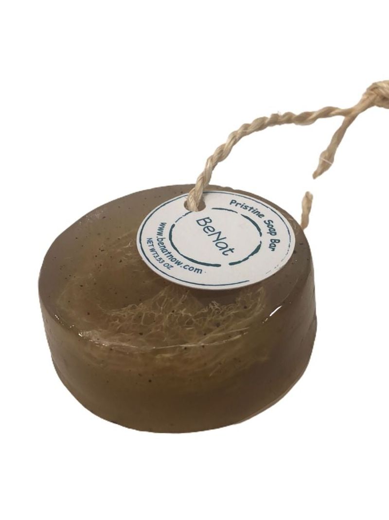 Pristine Soap Bar. Green Clay, Bamboo, and Green Tea.-thumbmail-5