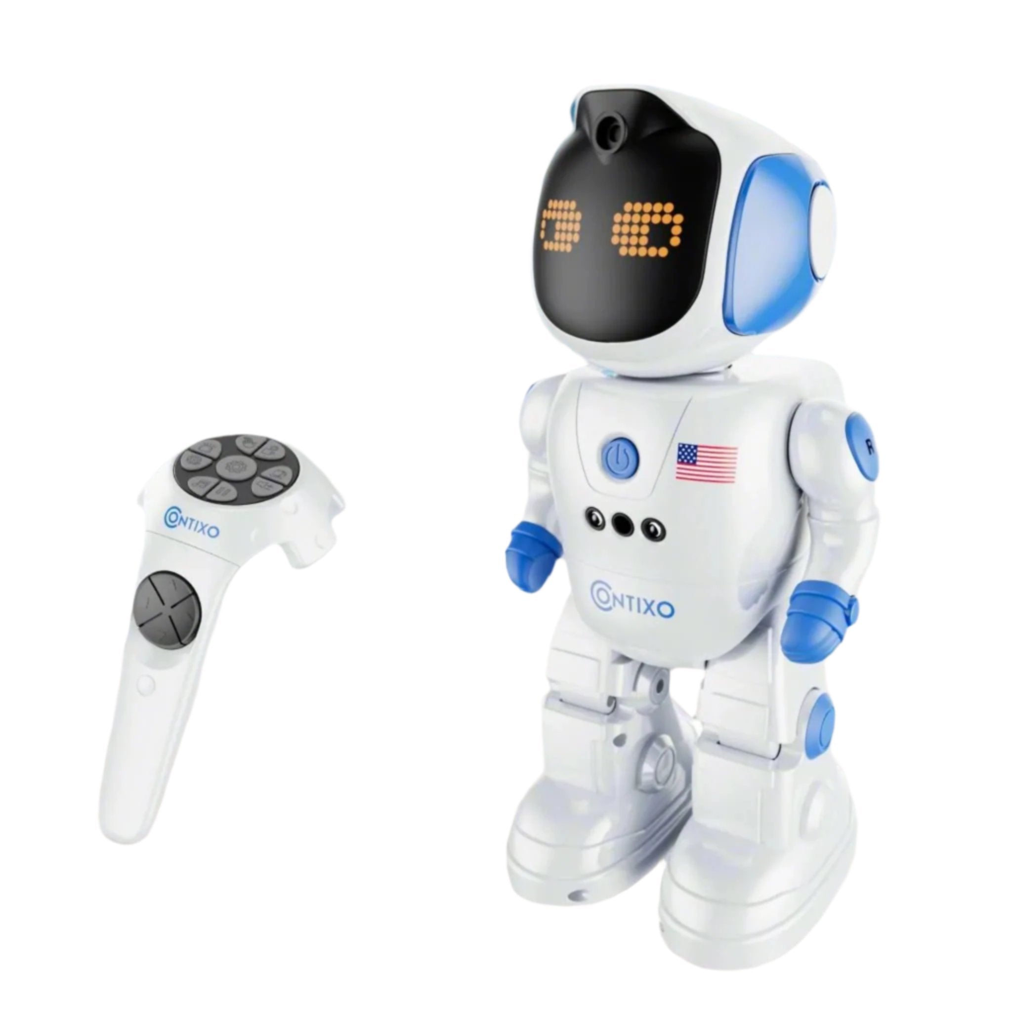 Contixo Remote Control Robot for Kids, Singing Dancing Programmable With Infrared Gesture, RC Robot Toy Age 6 -12-thumbmail-1
