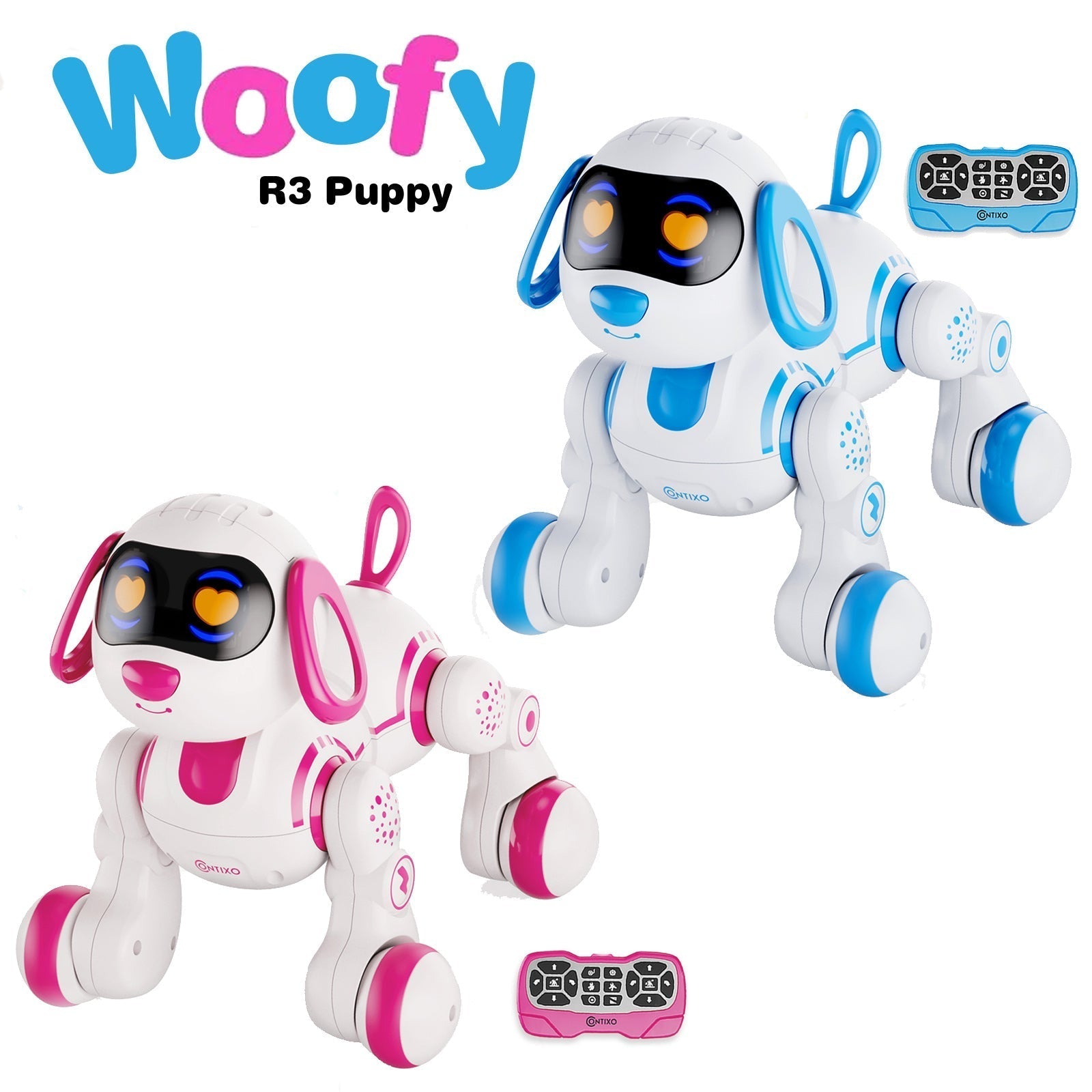 Contixo R3 Interactive Smart Robot Pet Dog Toy With Remote Control-thumbmail-1