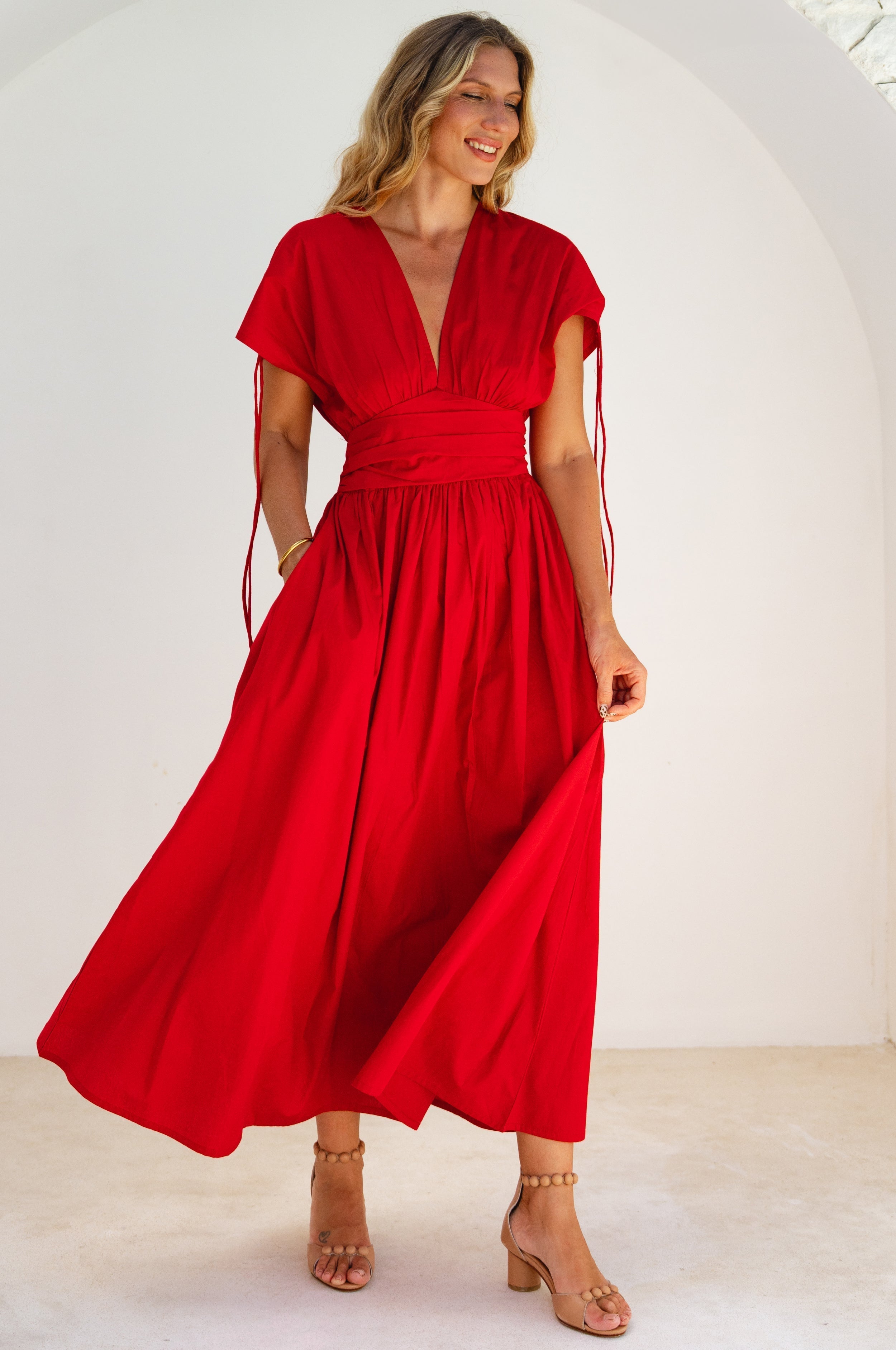 Rafina Goddess Cotton Maxi Dress-thumbmail-4