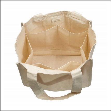 Reusable Tote Mesh Bag W/6 Internal Sleeves.-thumbmail-6