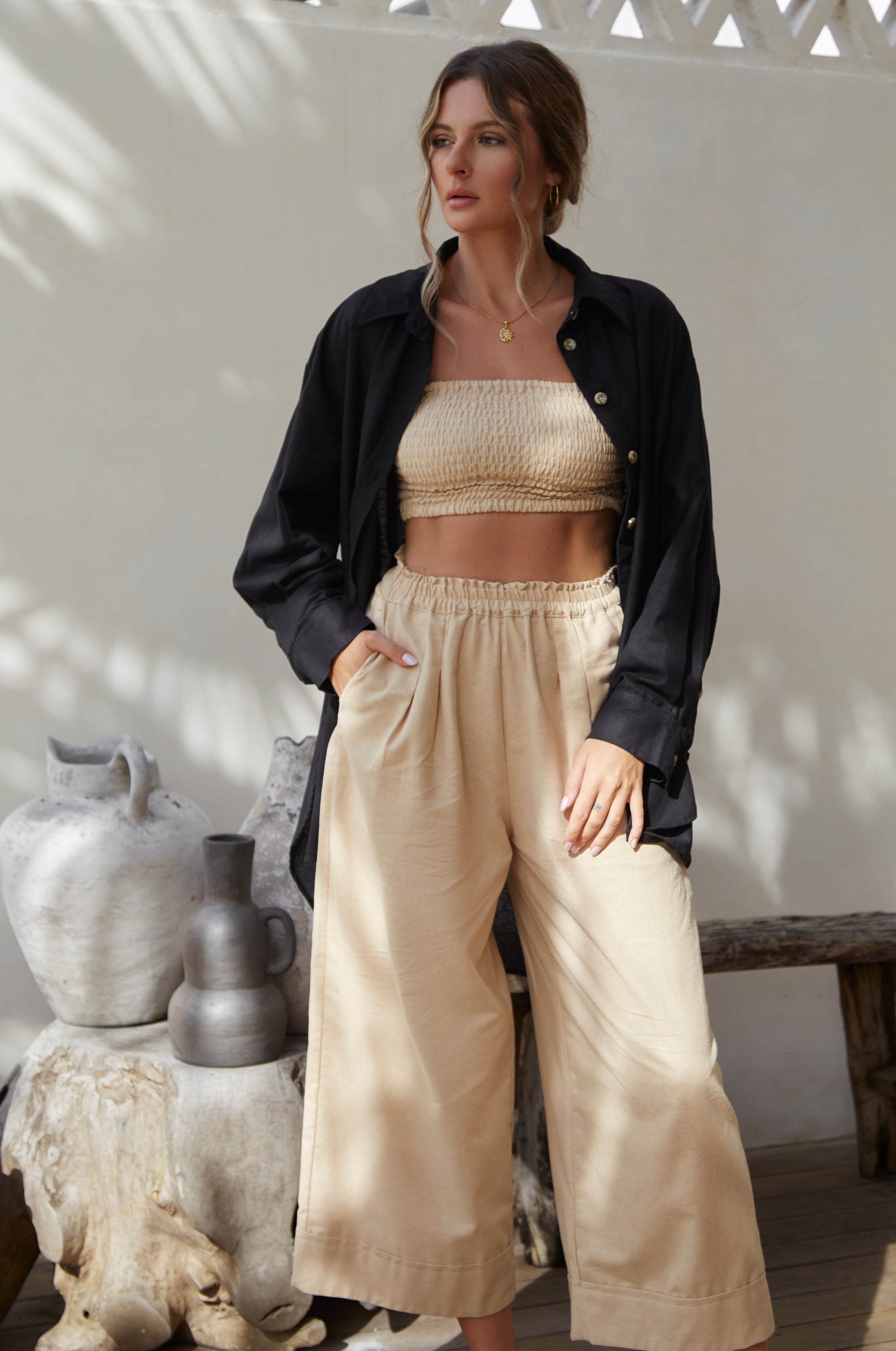 Romania Oversized Linen Shirt-thumbmail-2
